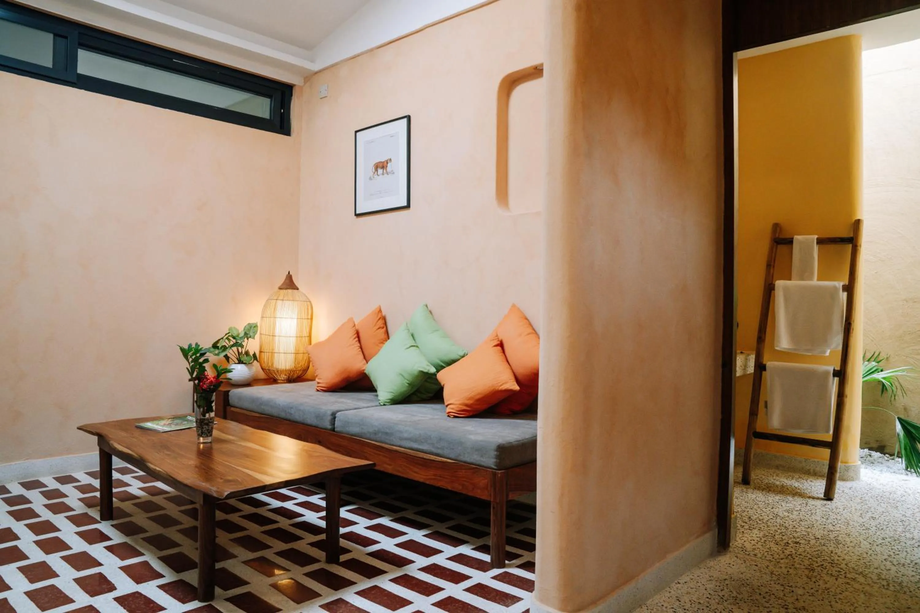 Seating area in Kasara Chitwan