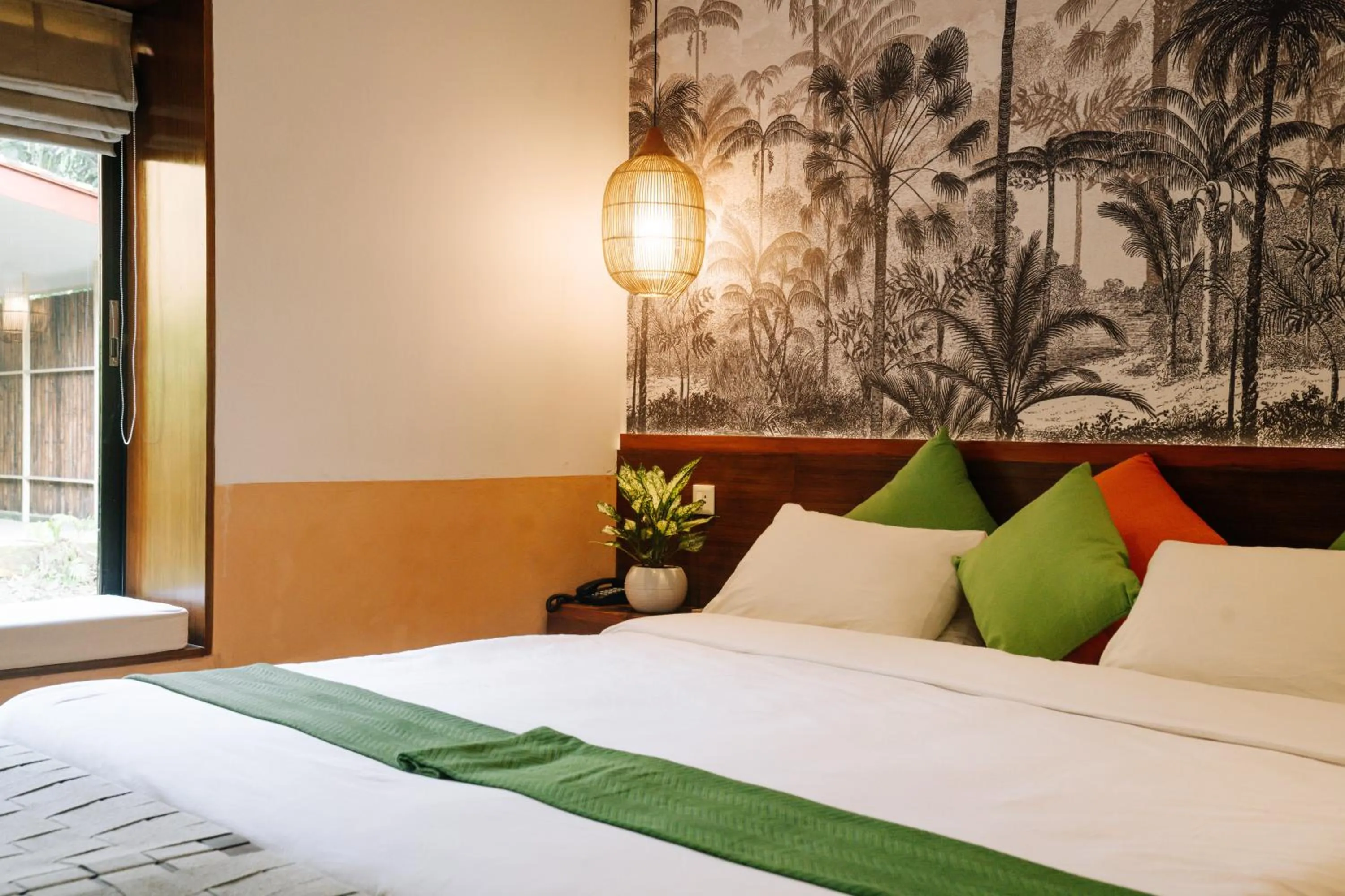 Bed in Kasara Chitwan