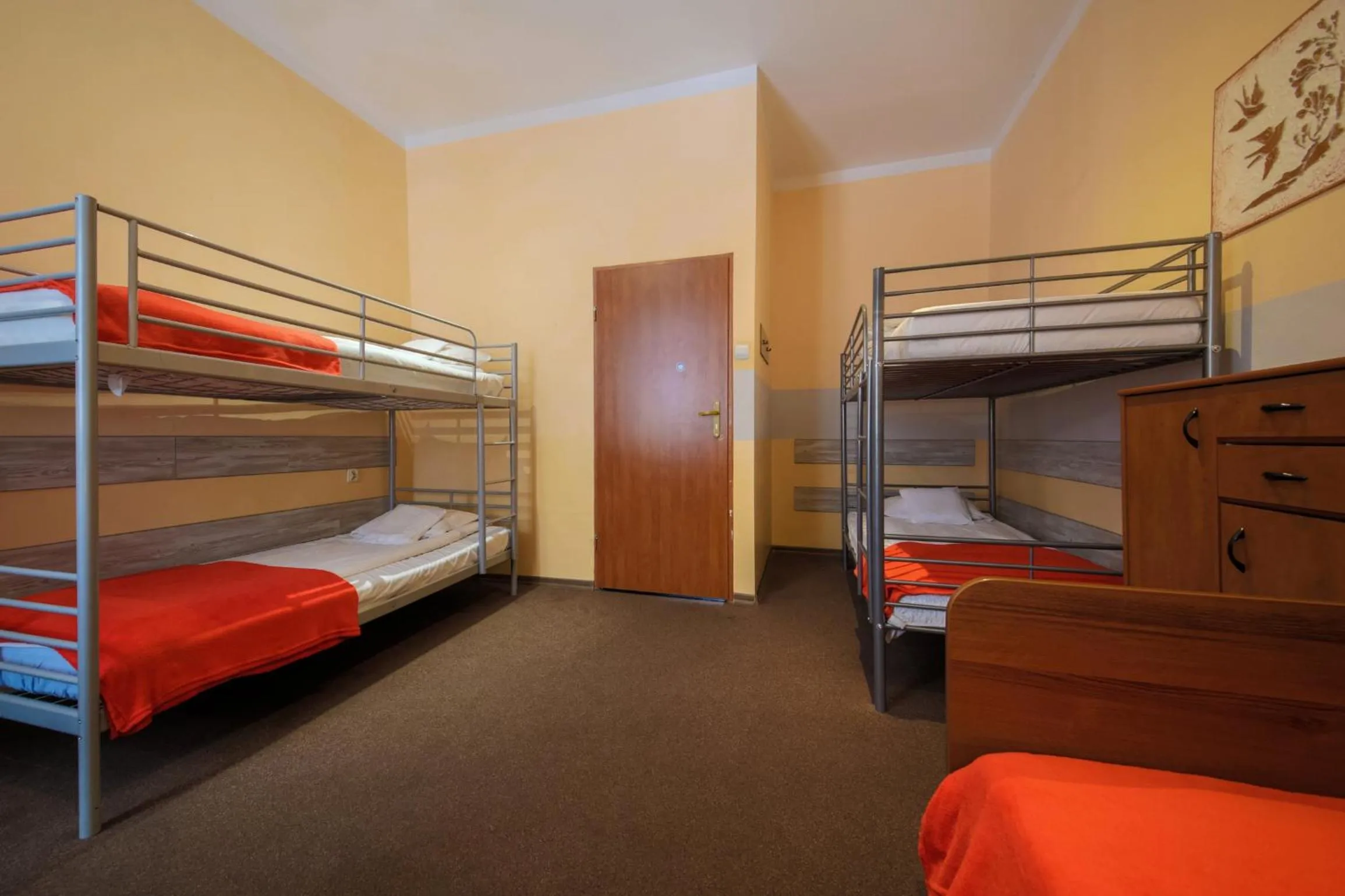 Photo of the whole room, Bed in Red Carpet Hostel