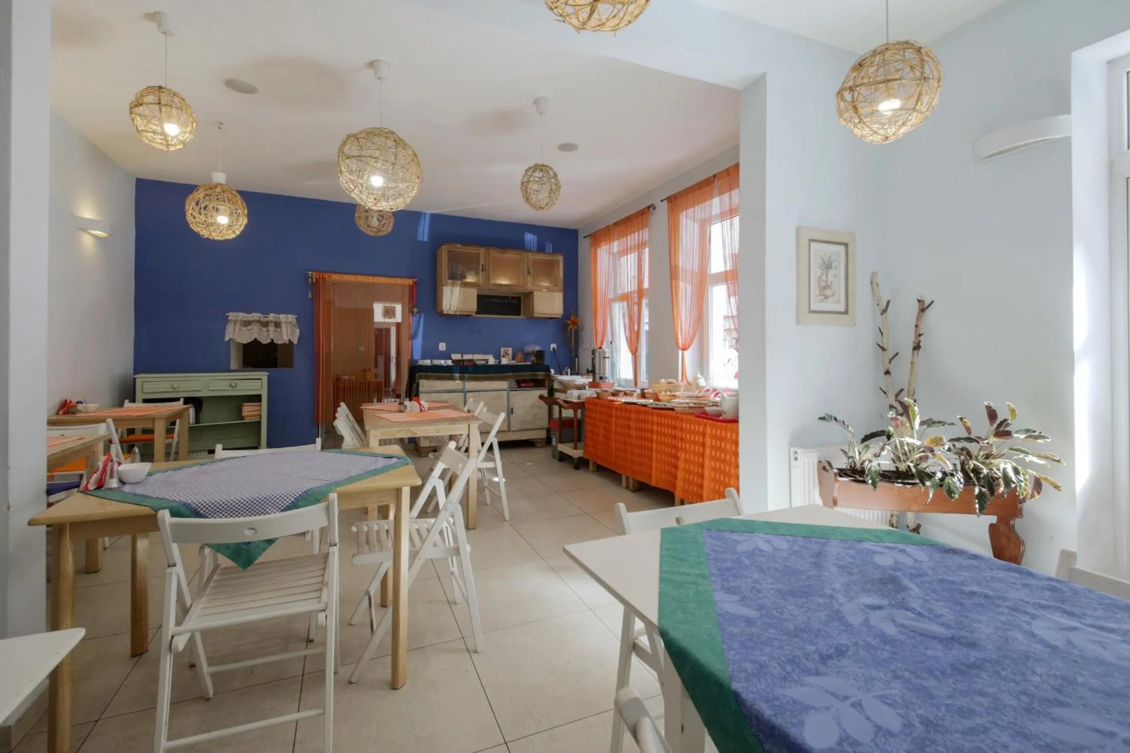 Dining area in Red Carpet Hostel