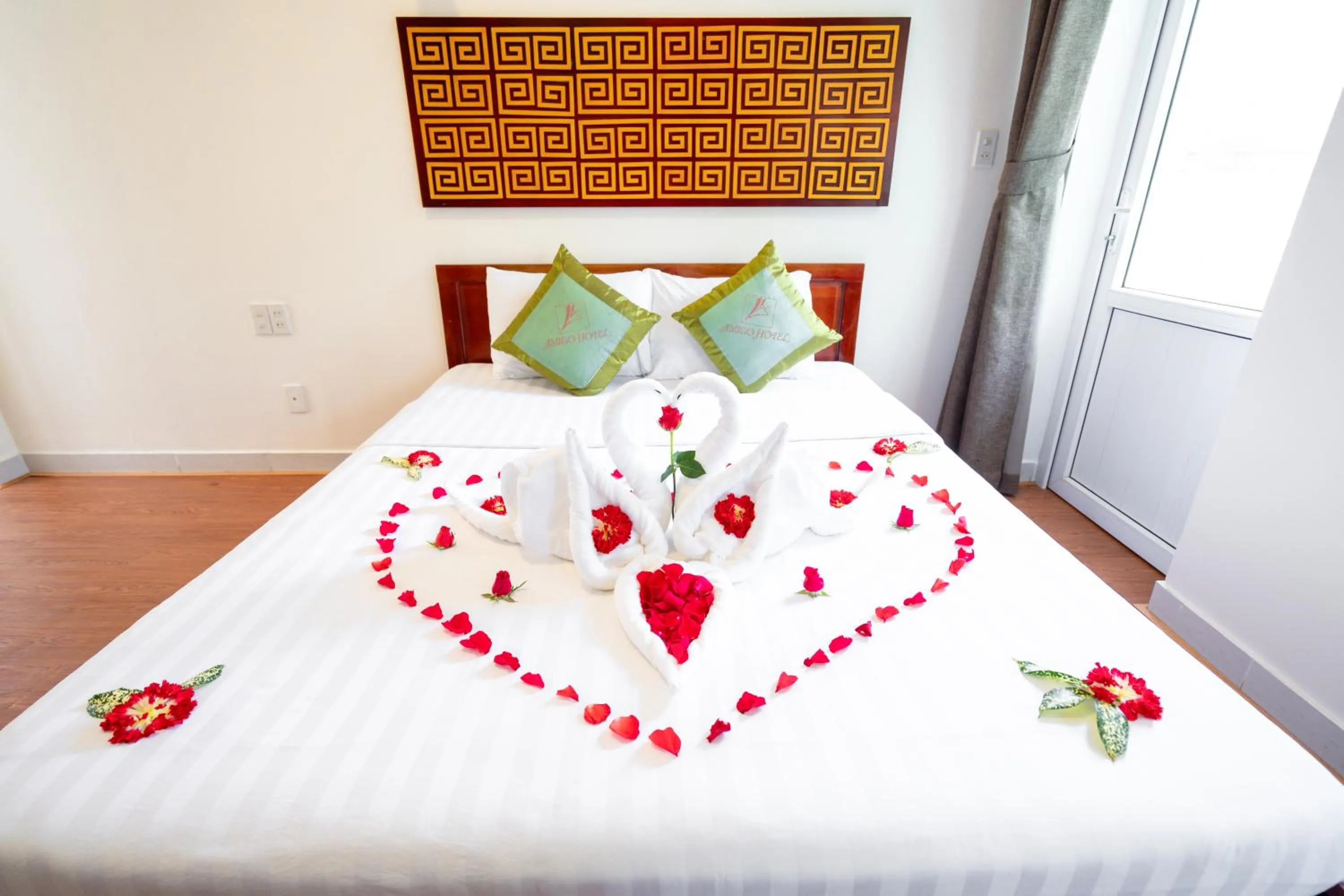 Bed in AMIGO HUE hotel