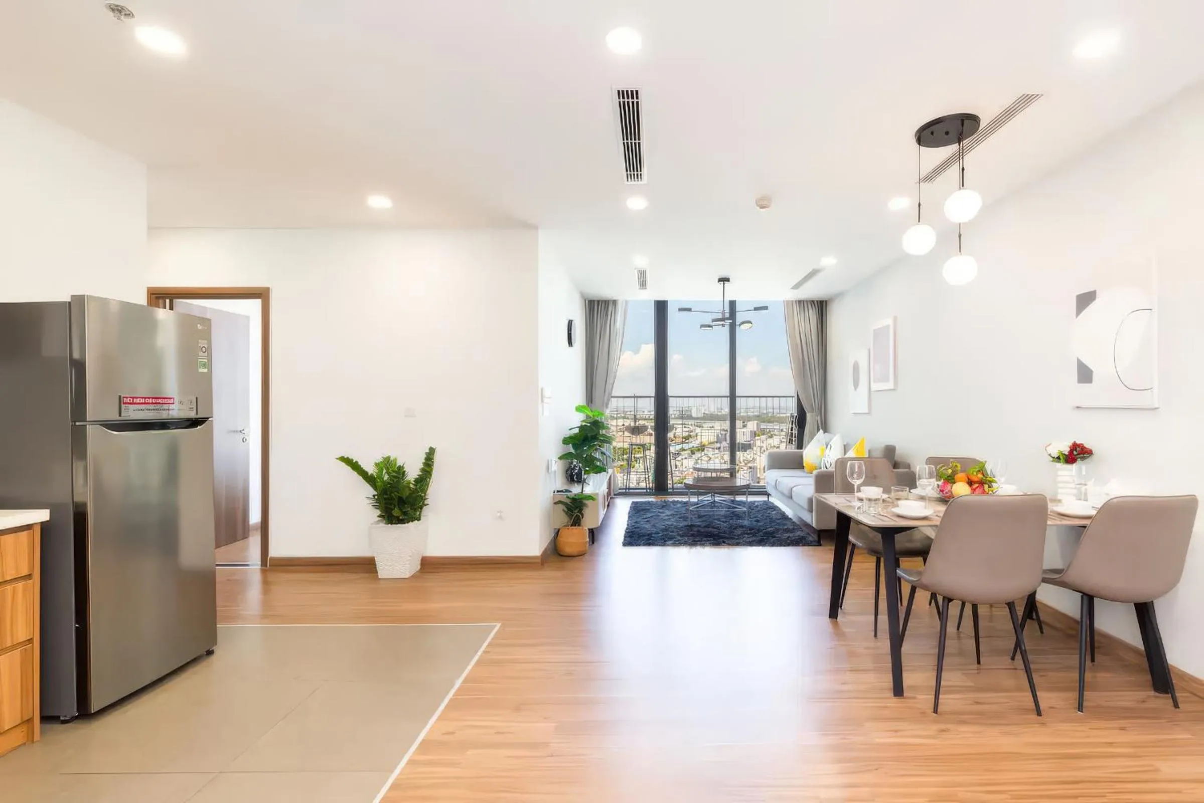 Living room in Eco Green Saigon - Free Gym & Netflix & Pool