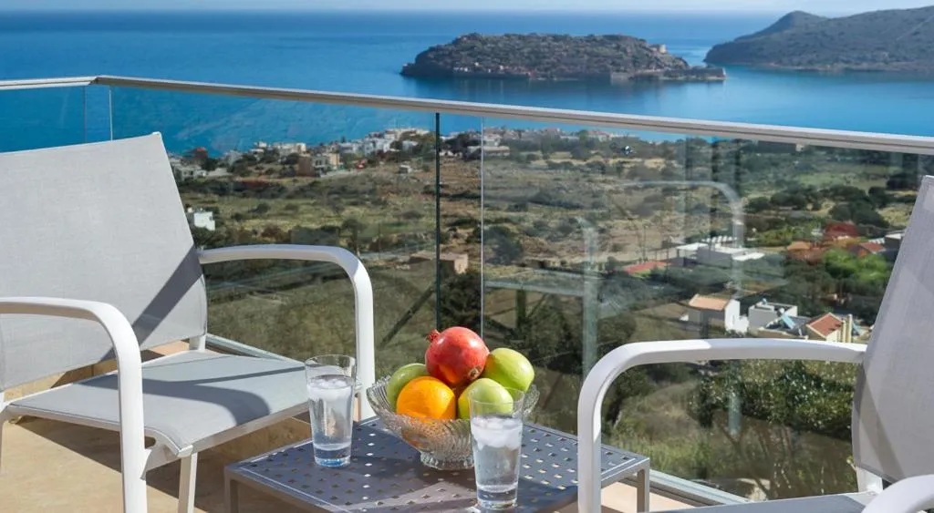 Balcony/Terrace in Elounda Luxury Villas