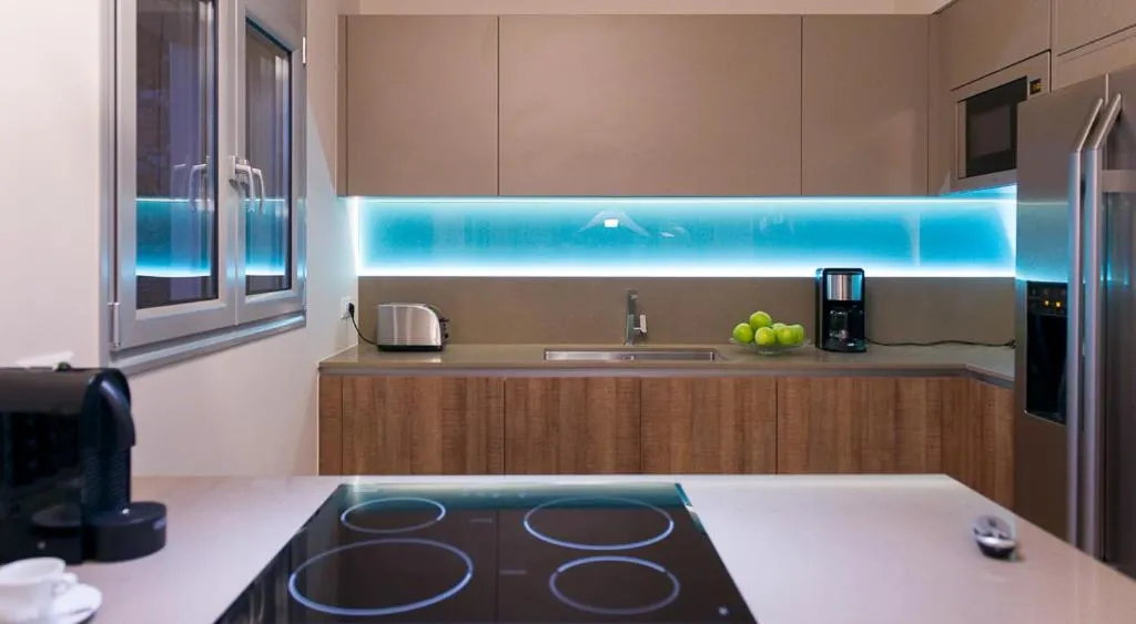 Coffee/tea facilities in Elounda Luxury Villas