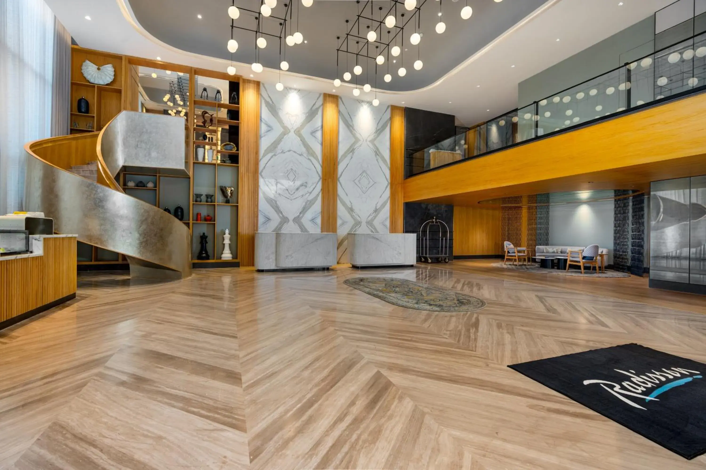 Lobby or reception in Radisson Hotel Prayagraj Lobby or reception in Radisson Hotel Prayagraj