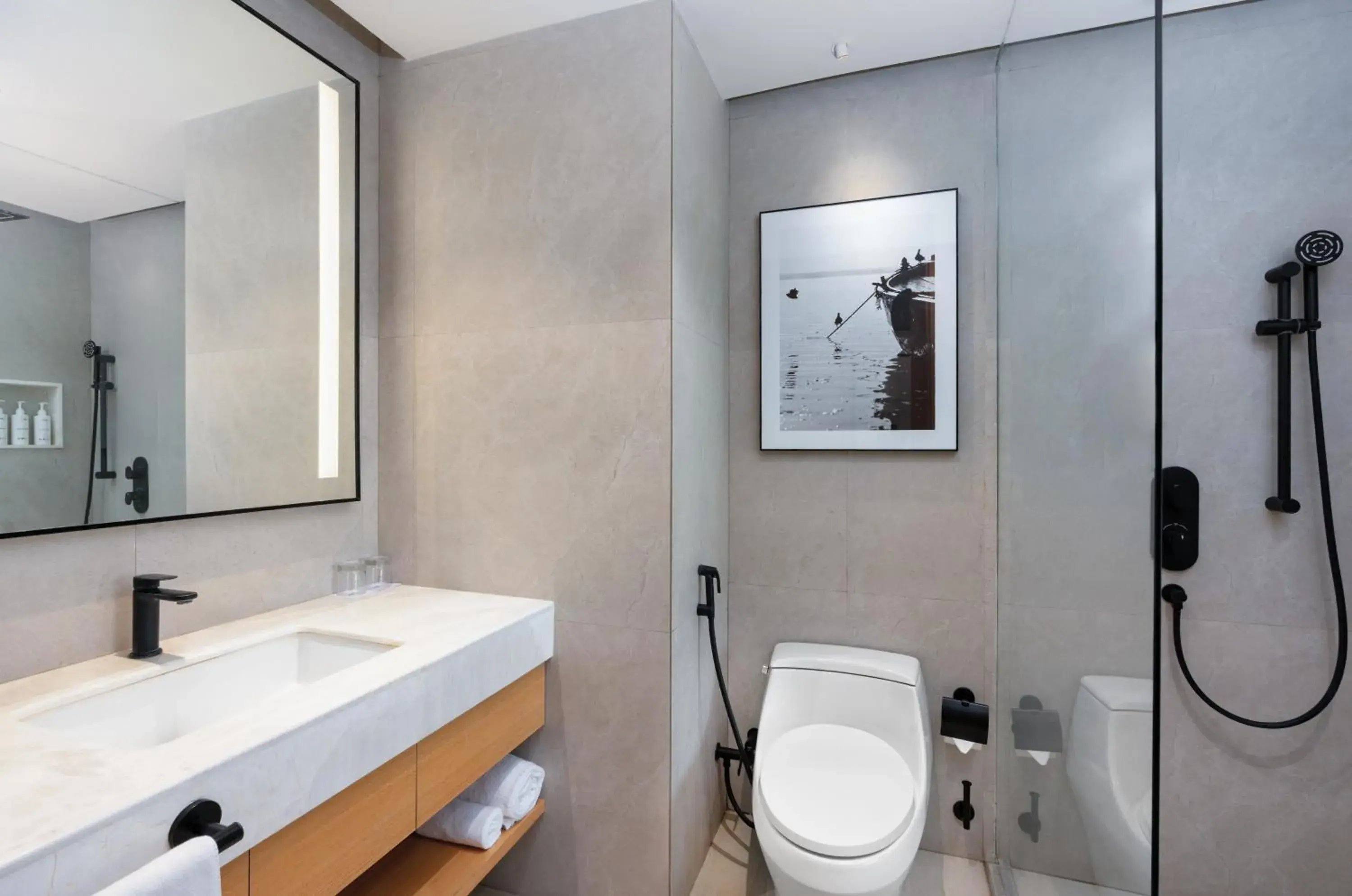 Bathroom in Radisson Hotel Prayagraj Bathroom in Radisson Hotel Prayagraj