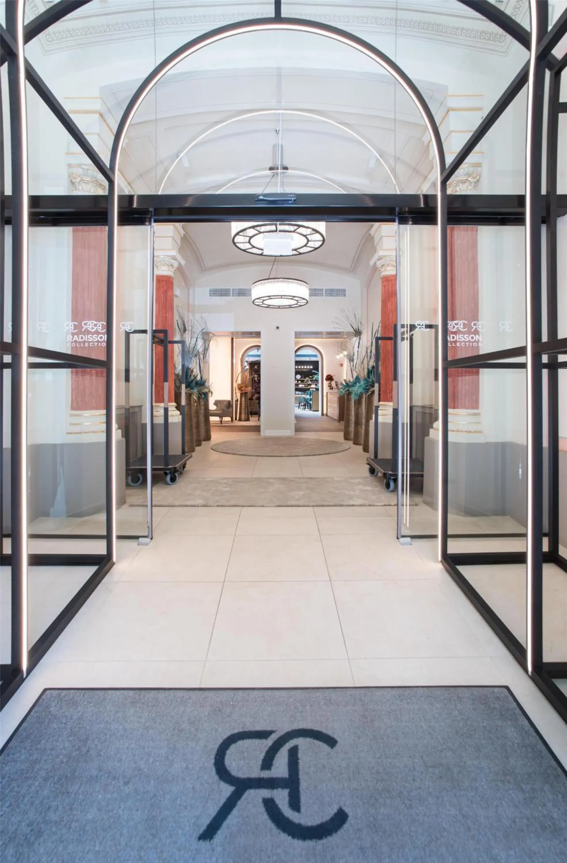 Lobby or reception in Radisson Collection Hotel, Basilica Budapest Lobby or reception in Radisson Collection Hotel, Basilica Budapest