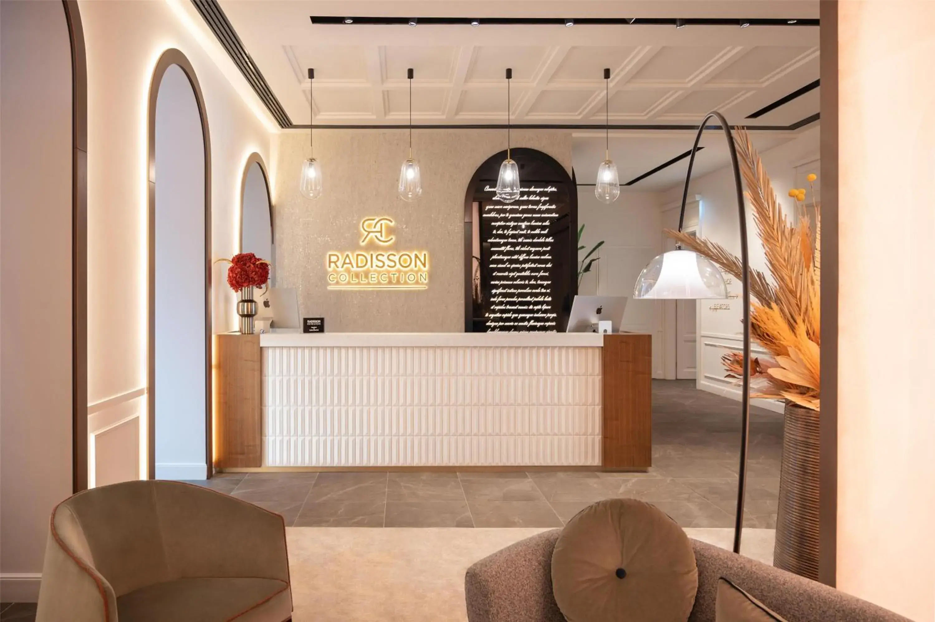 Lobby or reception in Radisson Collection Hotel, Basilica Budapest Lobby or reception in Radisson Collection Hotel, Basilica Budapest