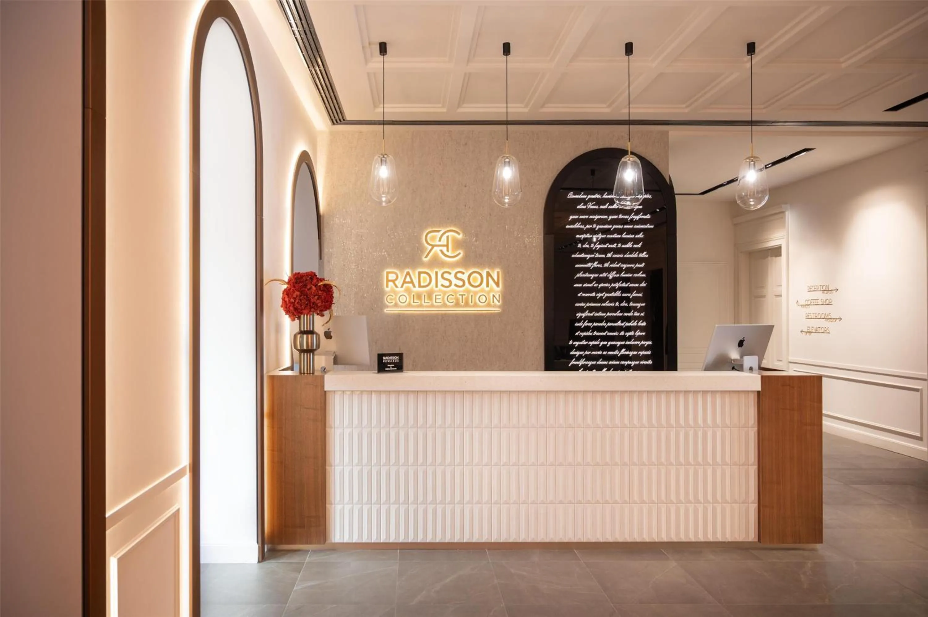 Lobby or reception in Radisson Collection Hotel, Basilica Budapest