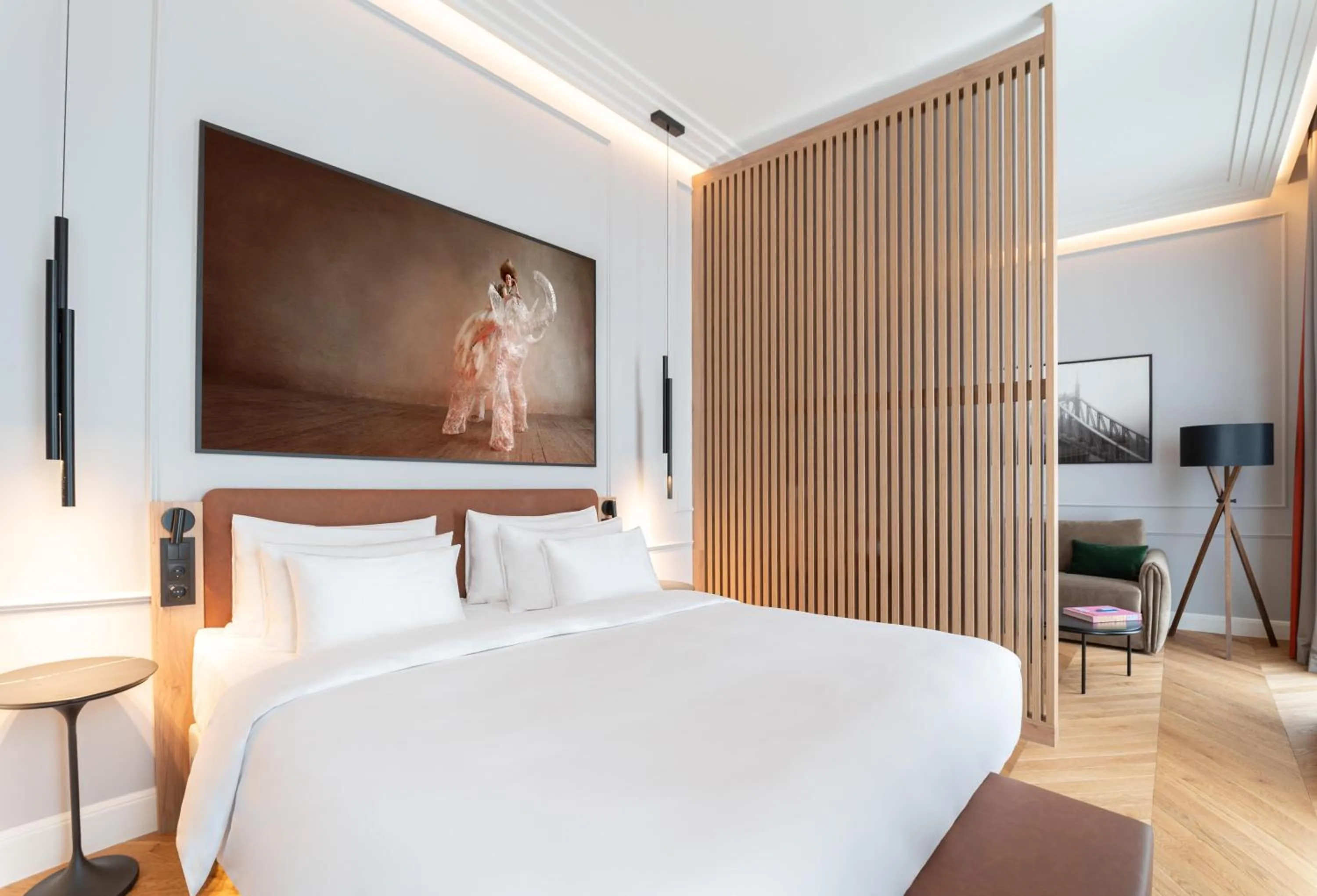 Photo of the whole room, Bed in Radisson Collection Hotel, Basilica Budapest