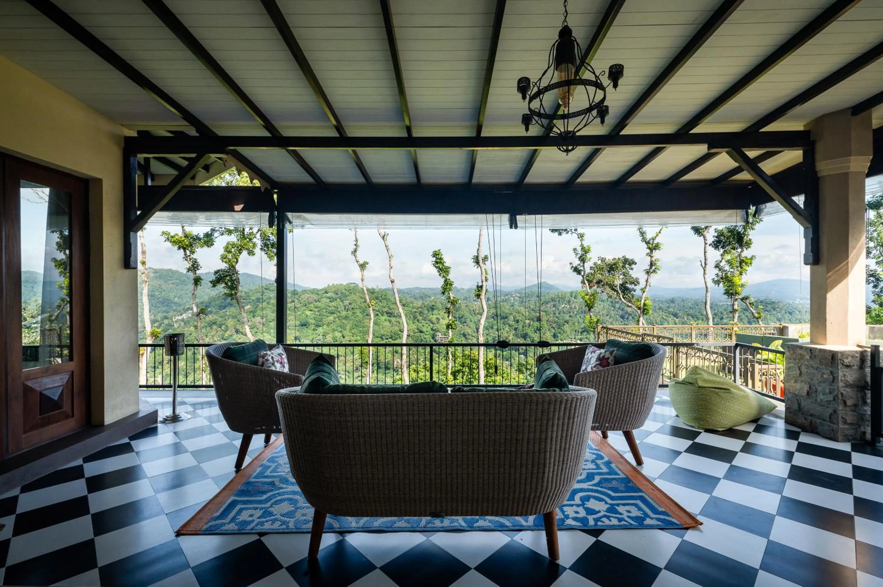 Patio in Riverdale Bungalow - Film Location For 'Bridge On The River Kwai'