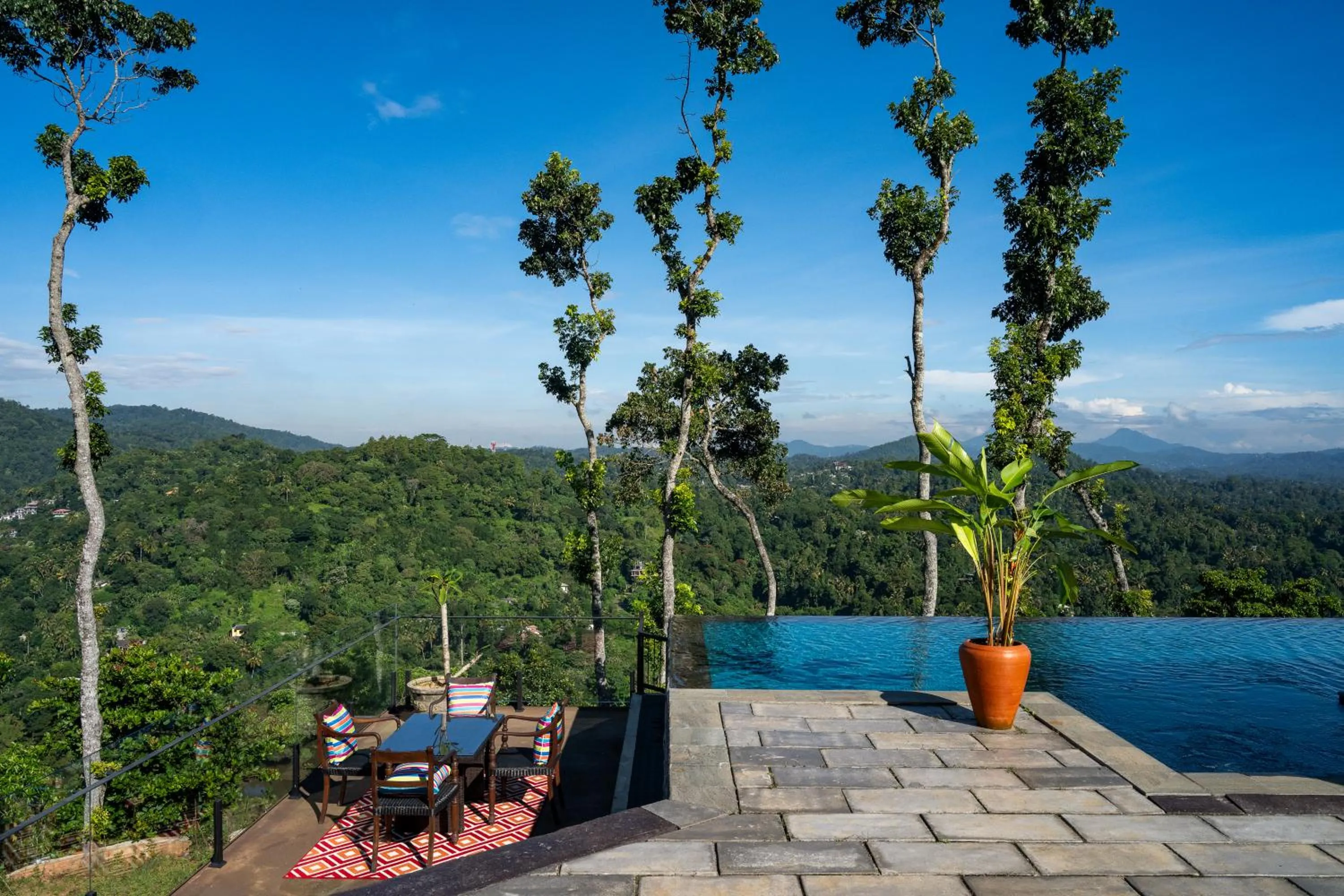 Patio in Riverdale Bungalow - Film Location For 'Bridge On The River Kwai'