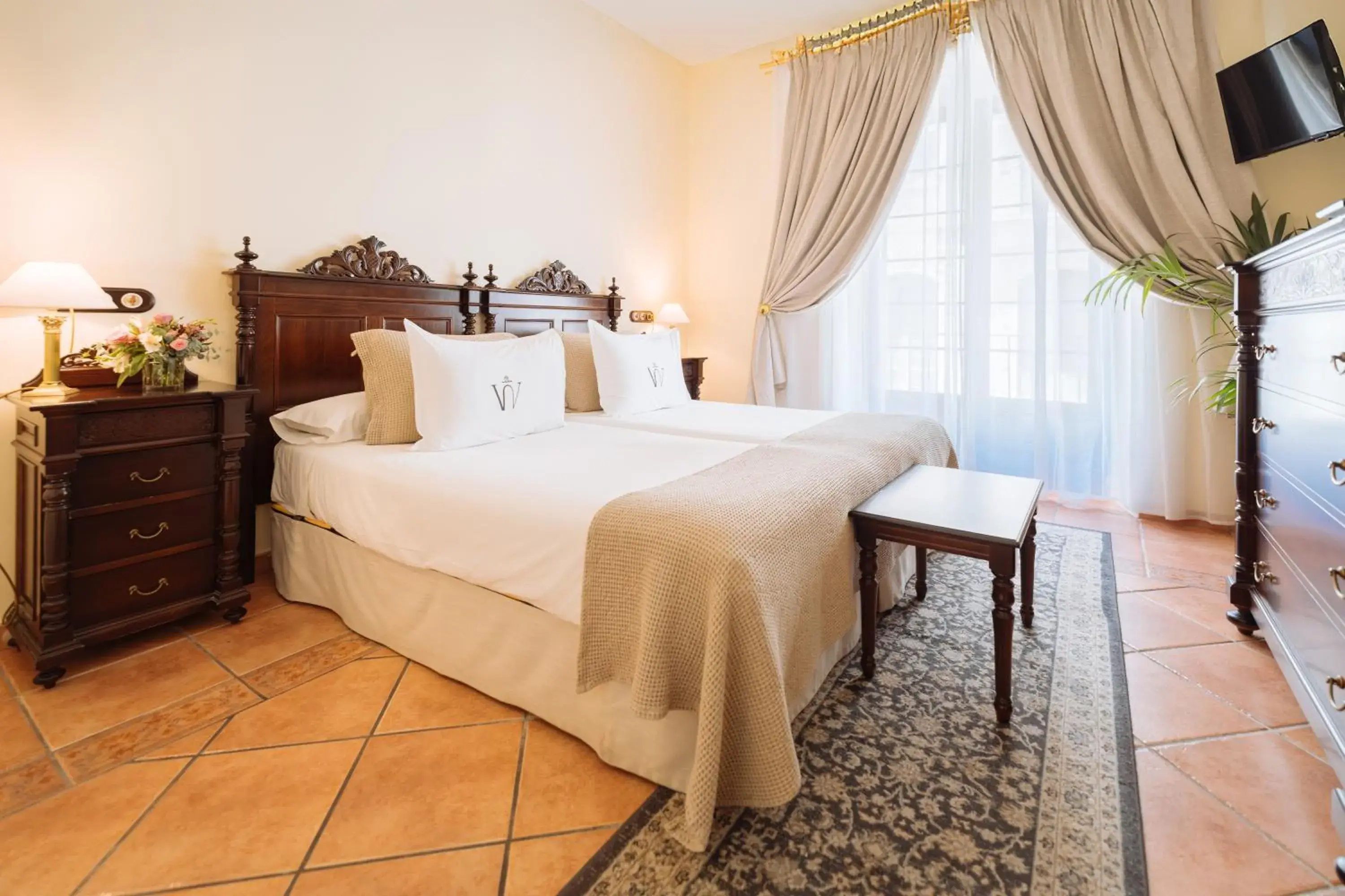 Twin Room in Hotel Palacio de Hemingway Twin Room in Hotel Palacio de Hemingway