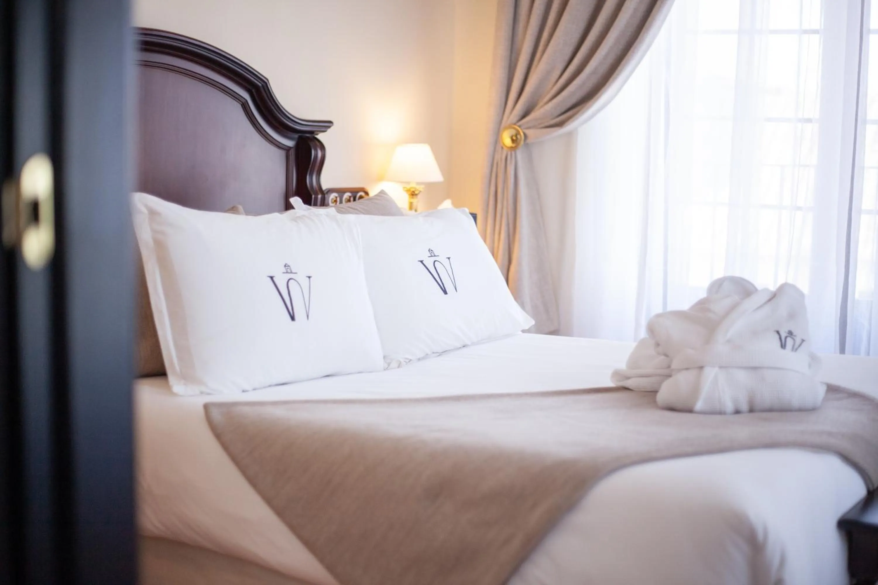 Bed in Hotel Palacio de Hemingway