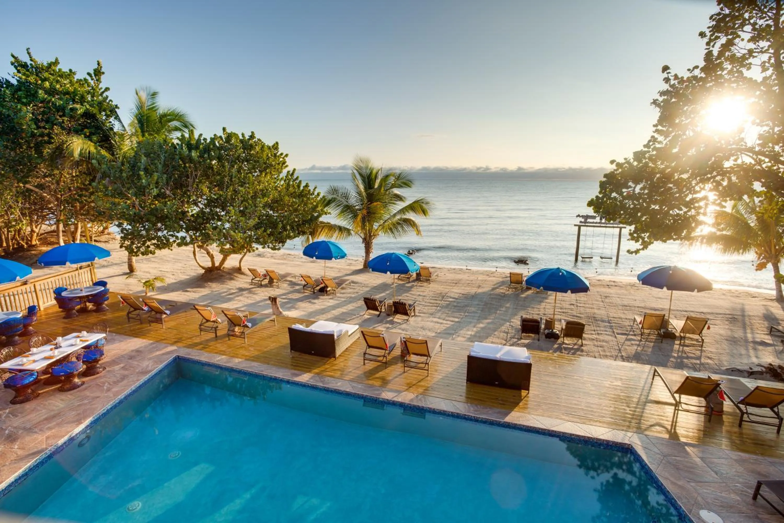 Property building in Mariposa Belize Beach Resort