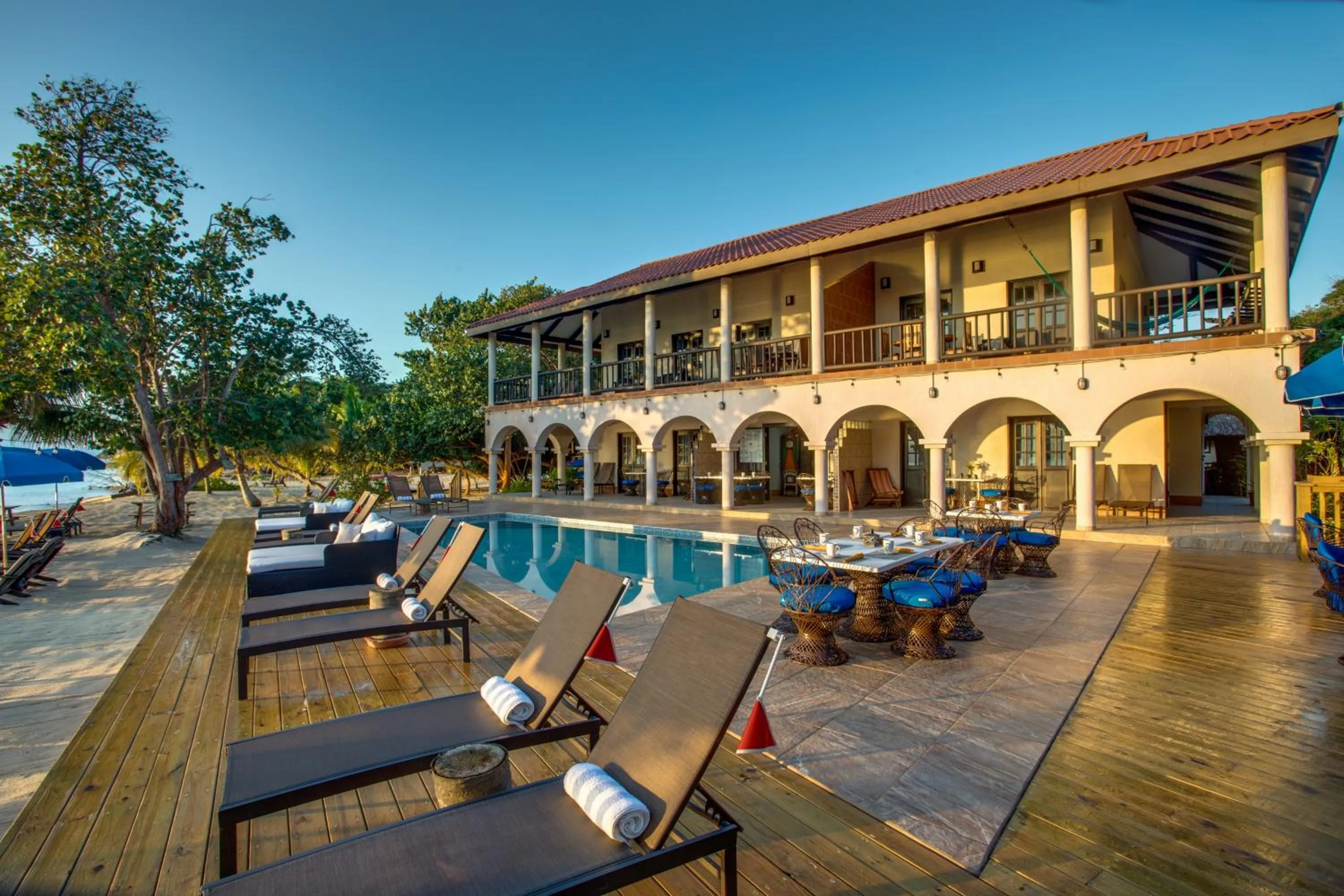 Property building in Mariposa Belize Beach Resort