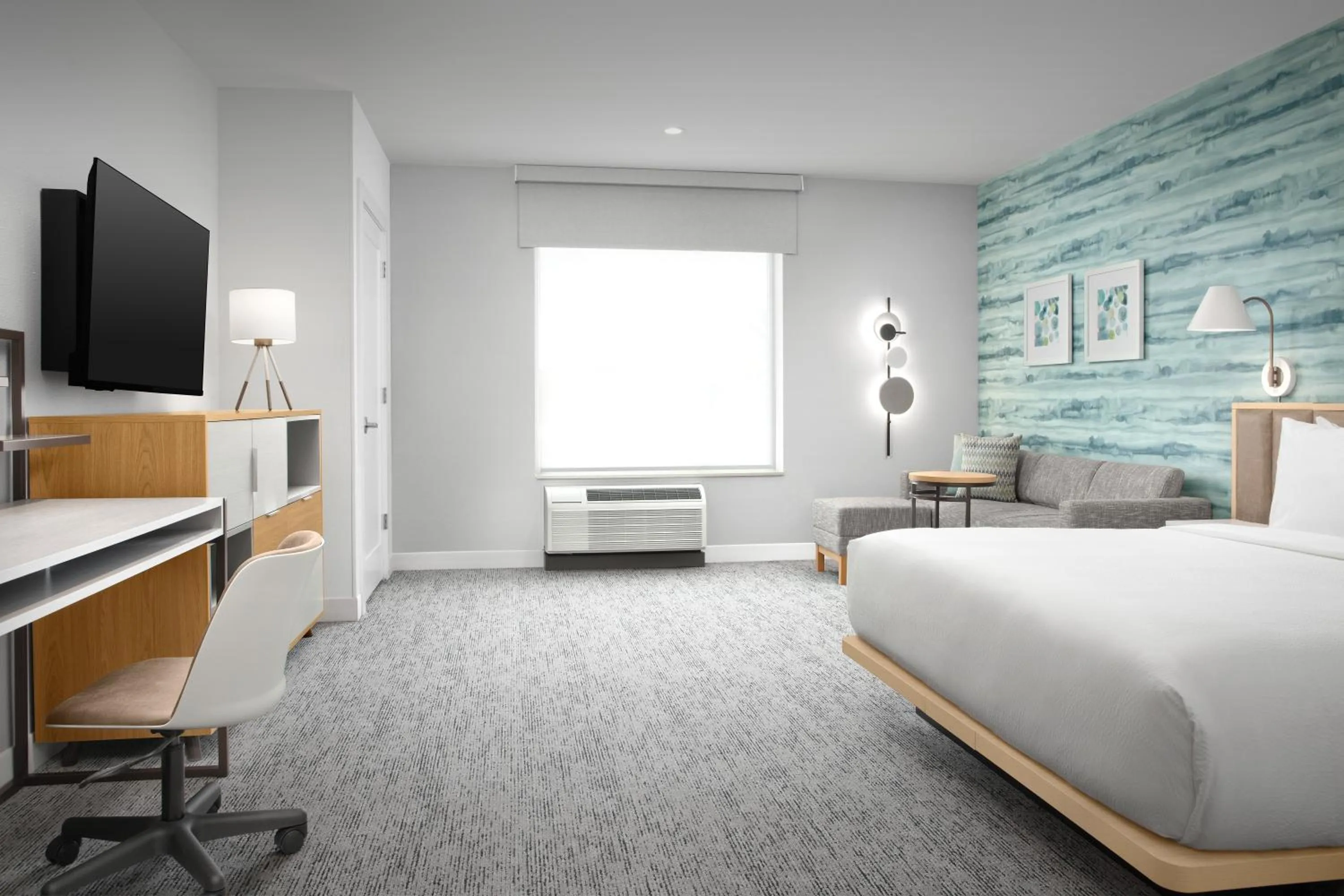 Photo of the whole room, Bed in TownePlace Suites by Marriott Jacksonville Mayport