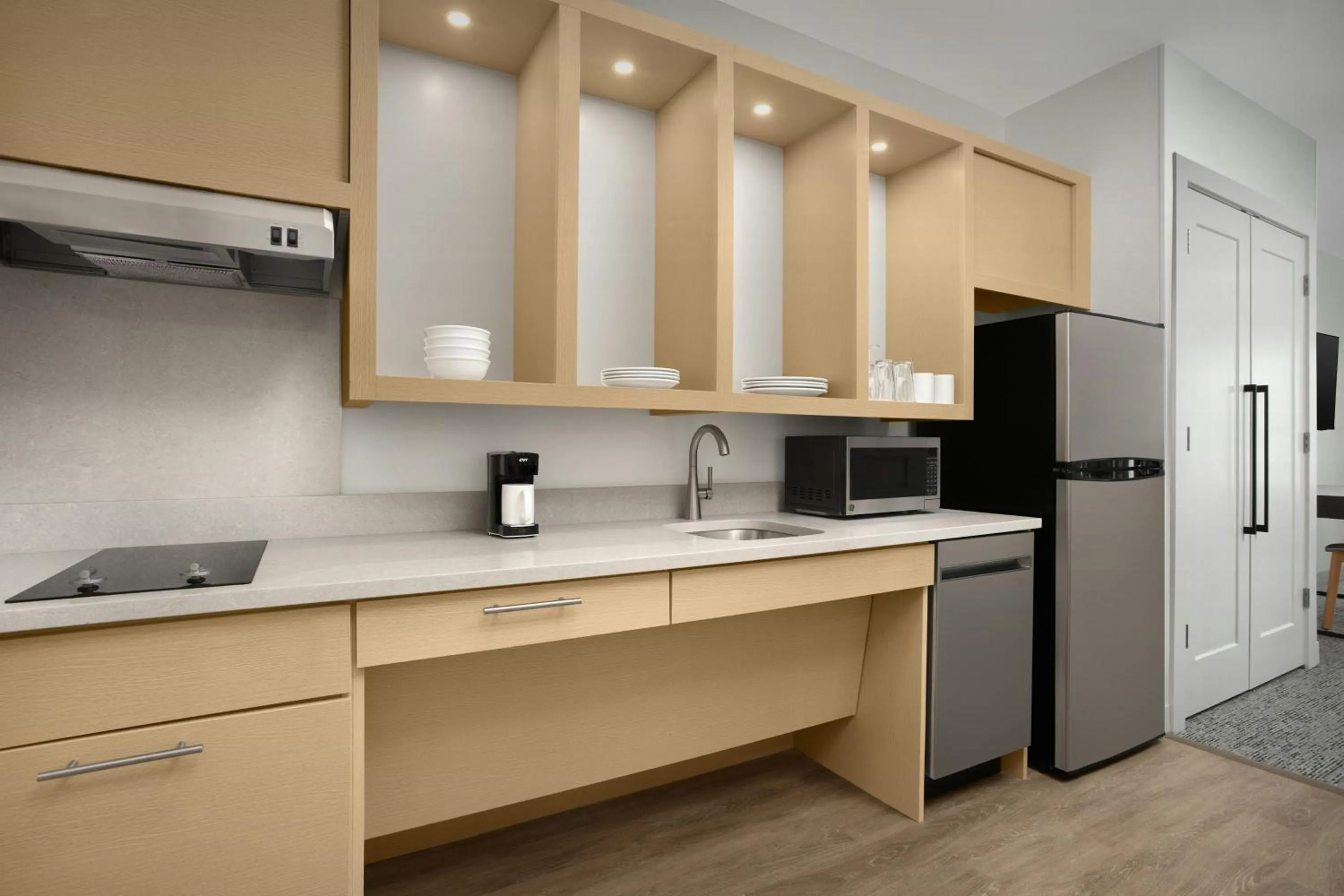 Kitchen or kitchenette in TownePlace Suites by Marriott Jacksonville Mayport