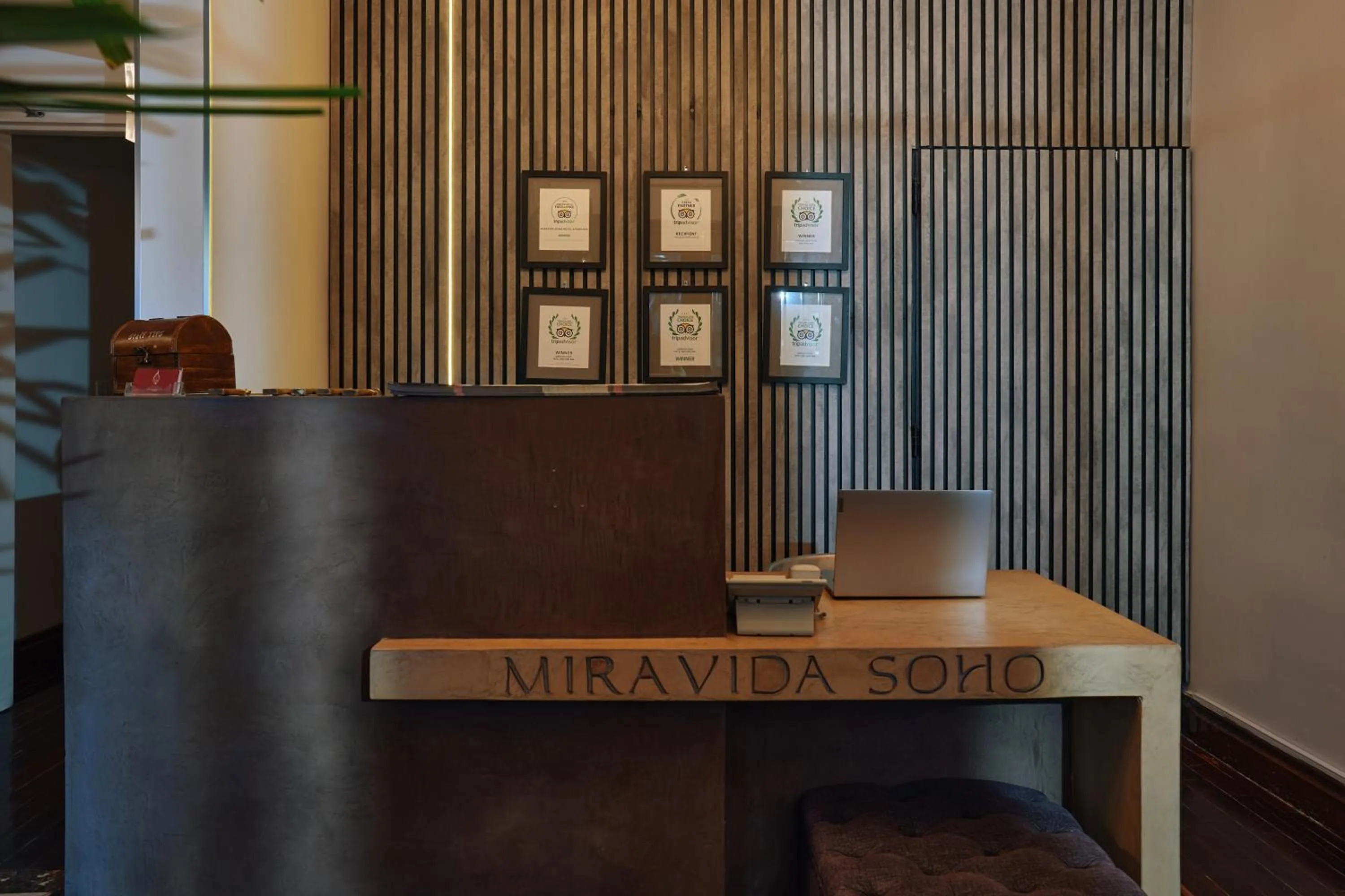 Lobby or reception in Miravida Soho Hotel & Wine Bar