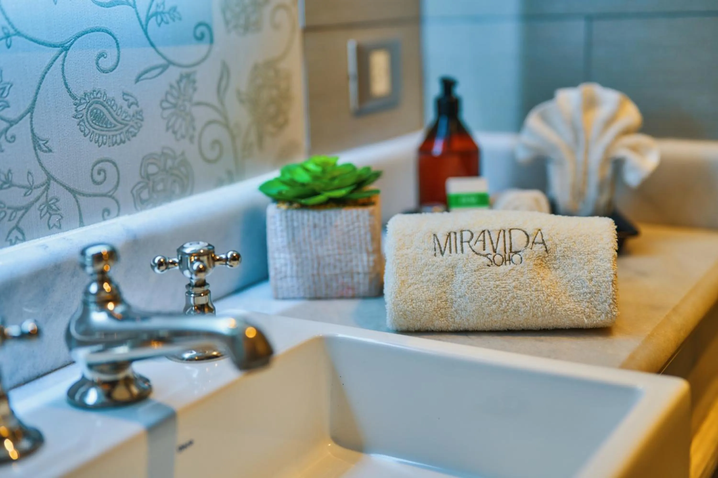 Bathroom in Miravida Soho Hotel & Wine Bar