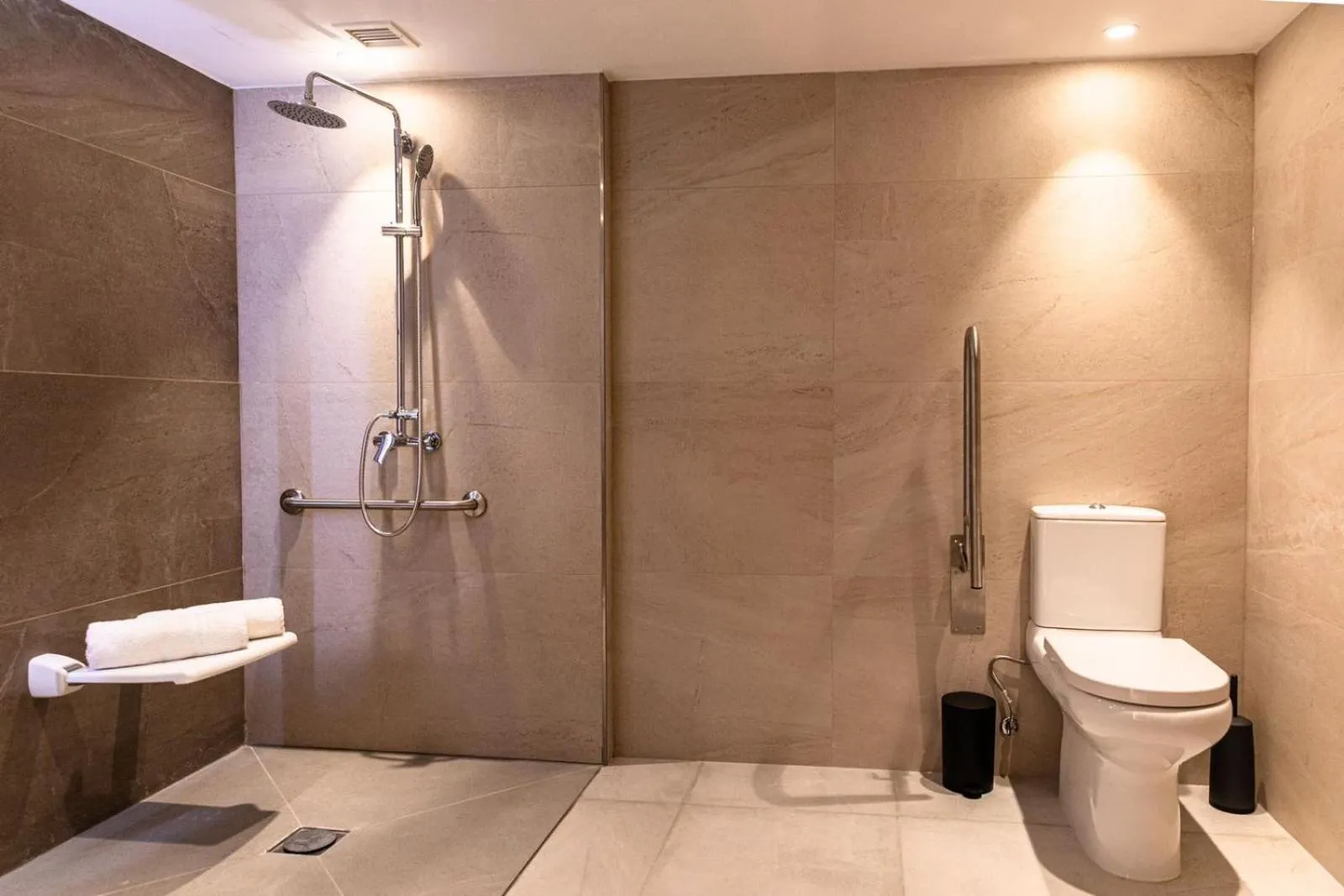 Shower in CA Sand Dune Hotel