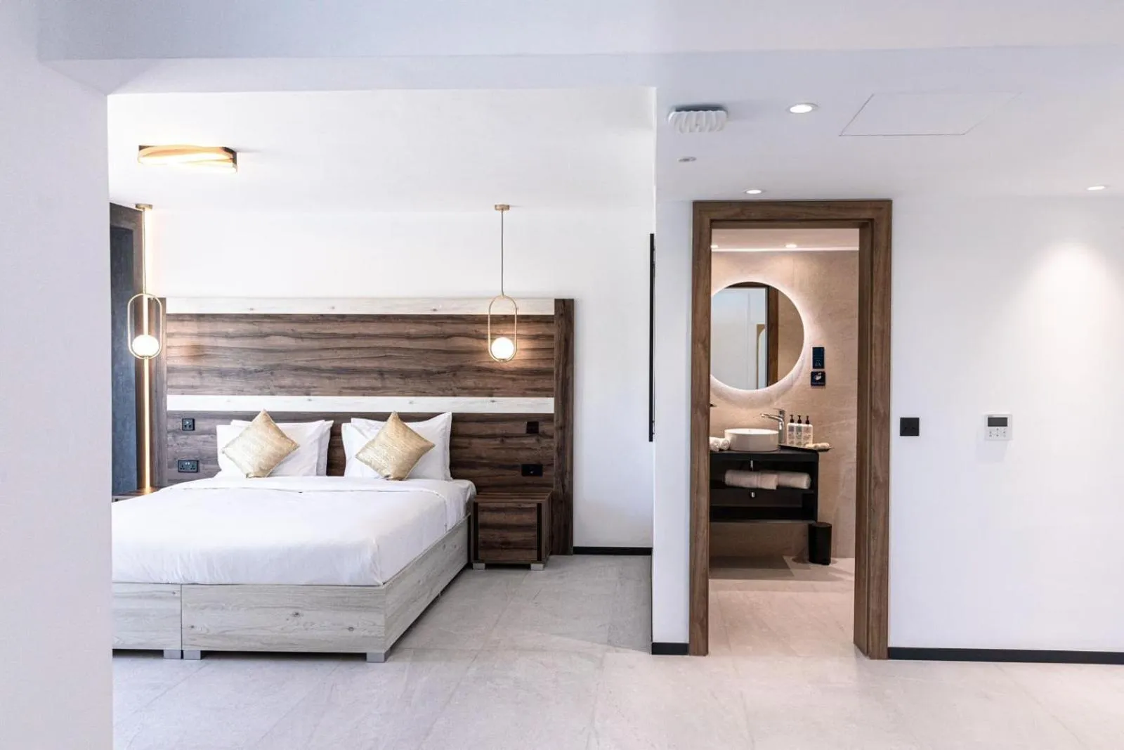 Bed in CA Sand Dune Hotel