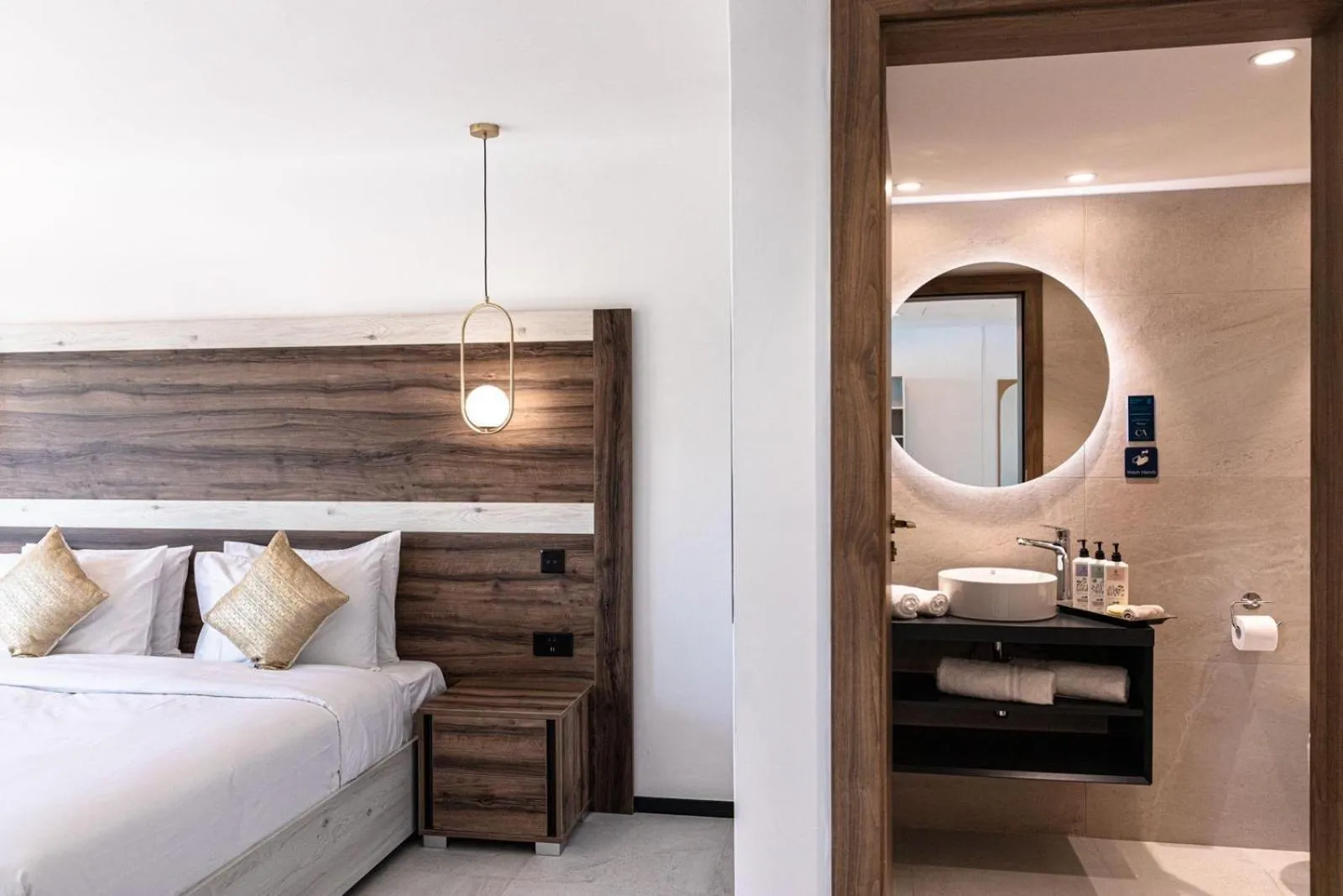 Bed in CA Sand Dune Hotel