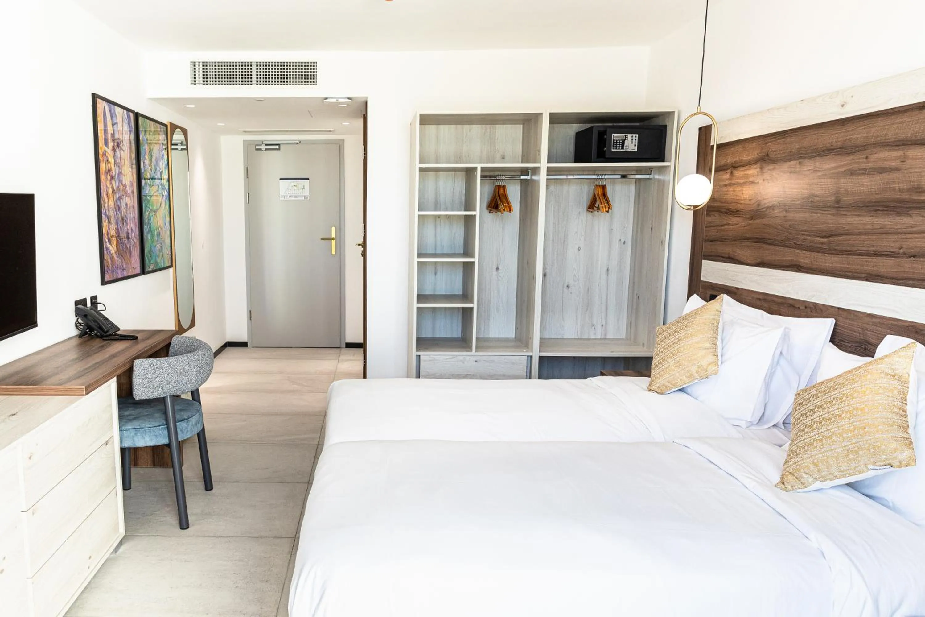 Bed in CA Sand Dune Hotel