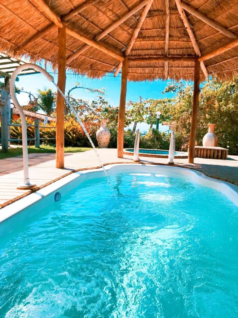 Hot Tub in Pousada Axe