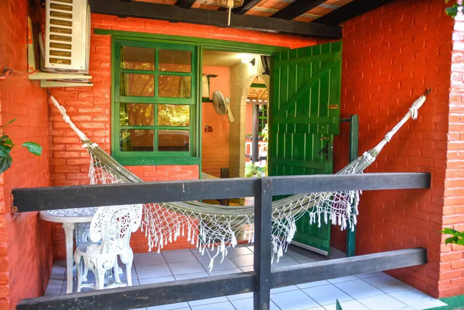 Patio in Pousada Axe