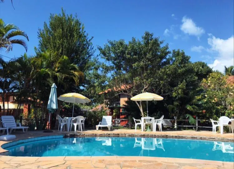 Swimming pool in Pousada Axe