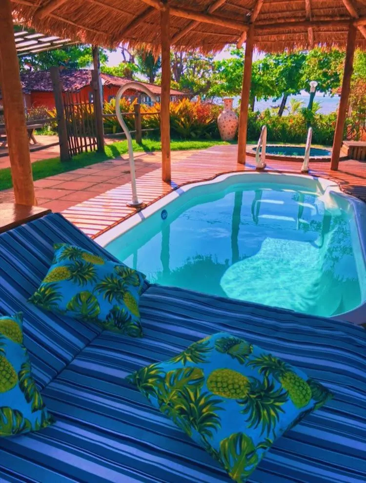 Hot Tub in Pousada Axe