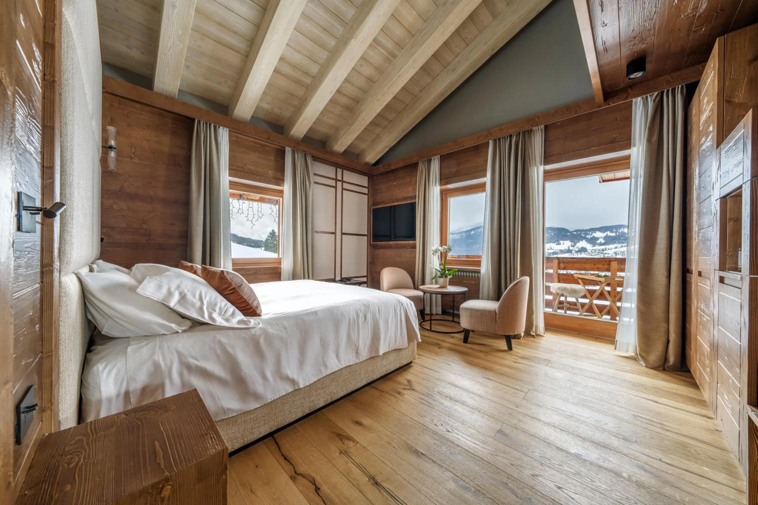 Bed in Casa Guargnè