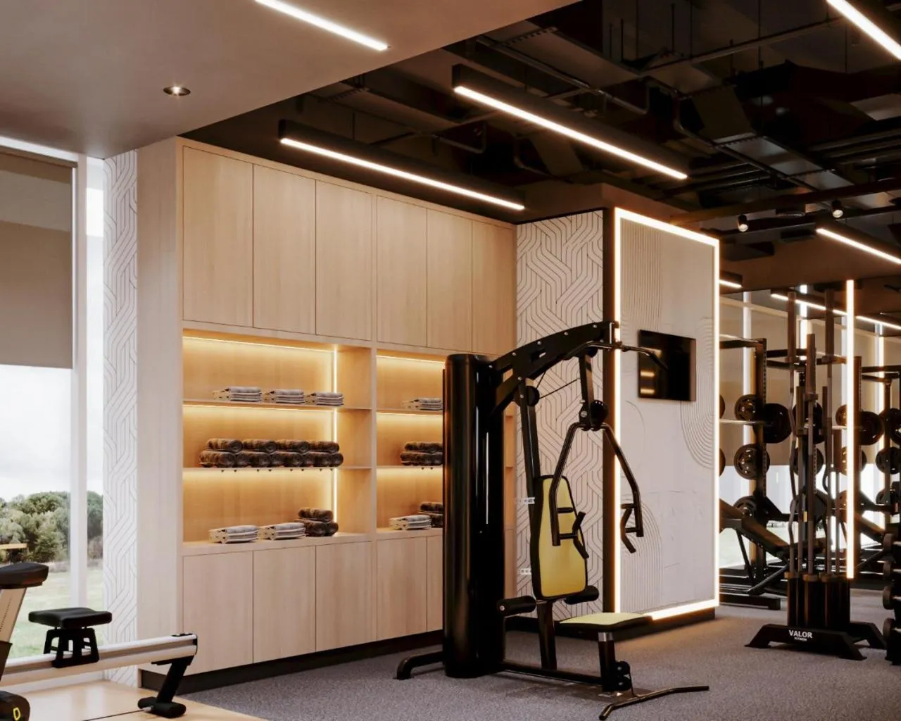 Fitness centre/facilities in Grand Millennium Business Bay