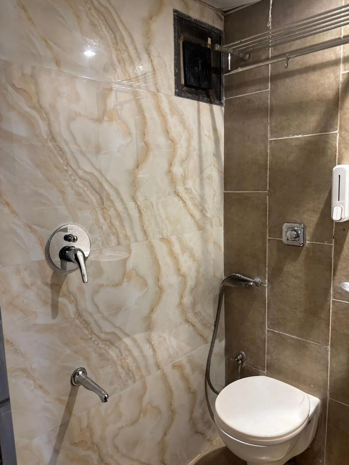 Shower in Hotel Prime Residency