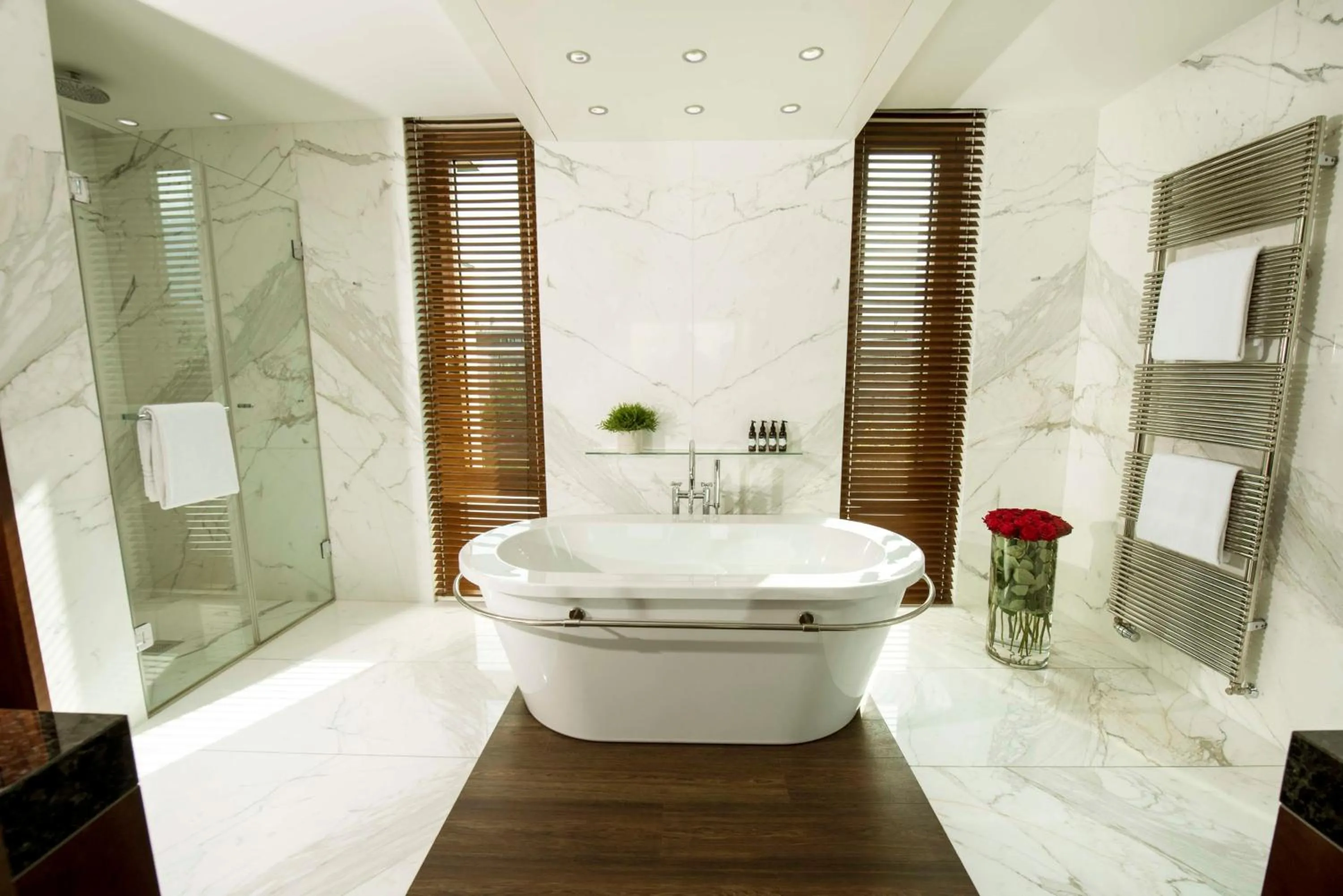 Bathroom in Kempinski Hotel Berchtesgaden