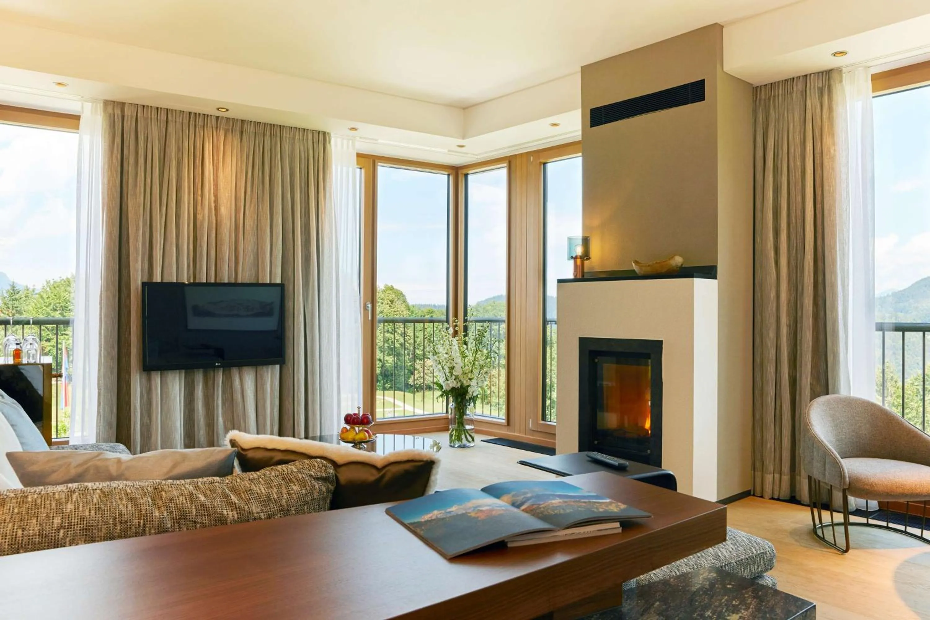 Bedroom in Kempinski Hotel Berchtesgaden