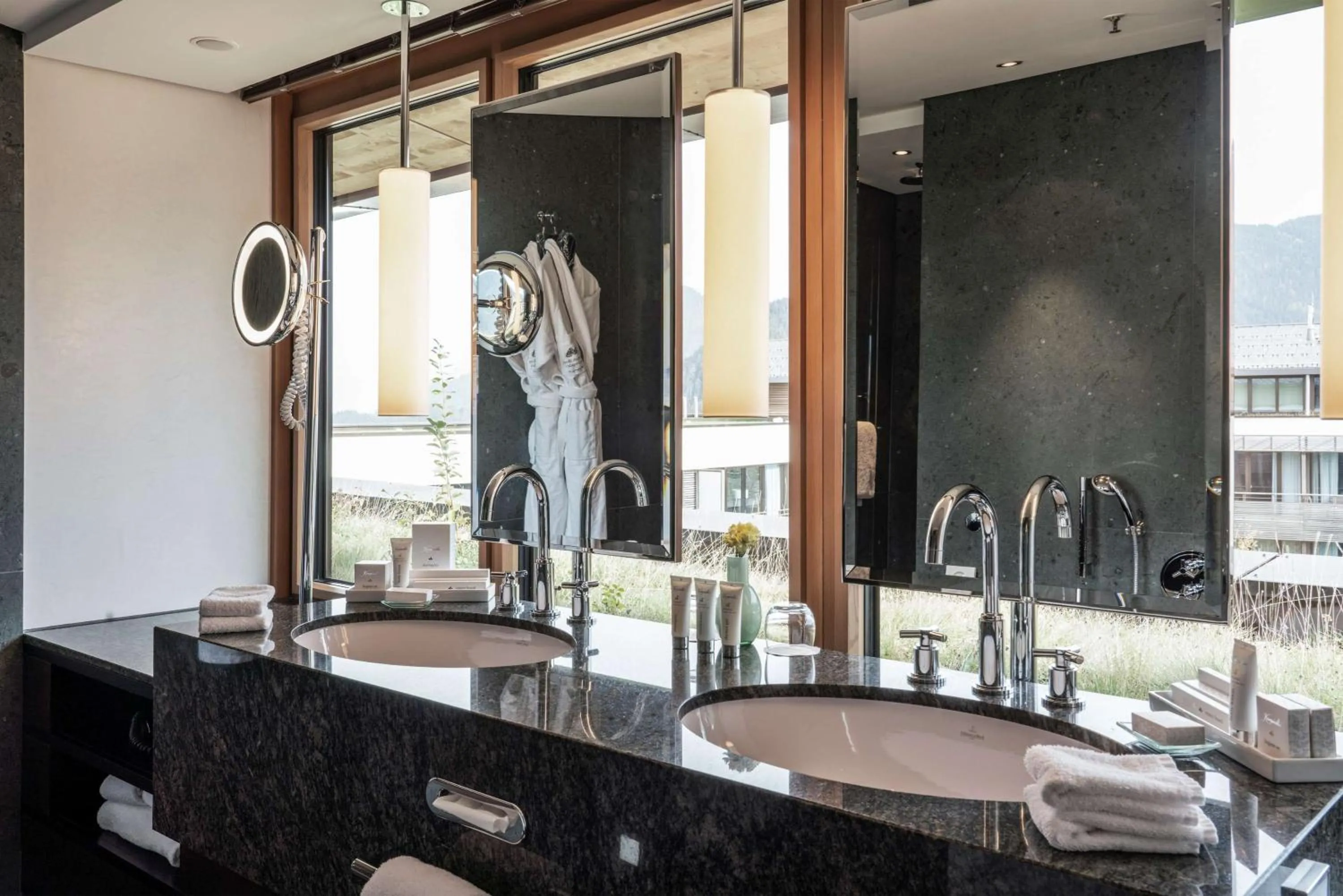 Bathroom in Kempinski Hotel Berchtesgaden