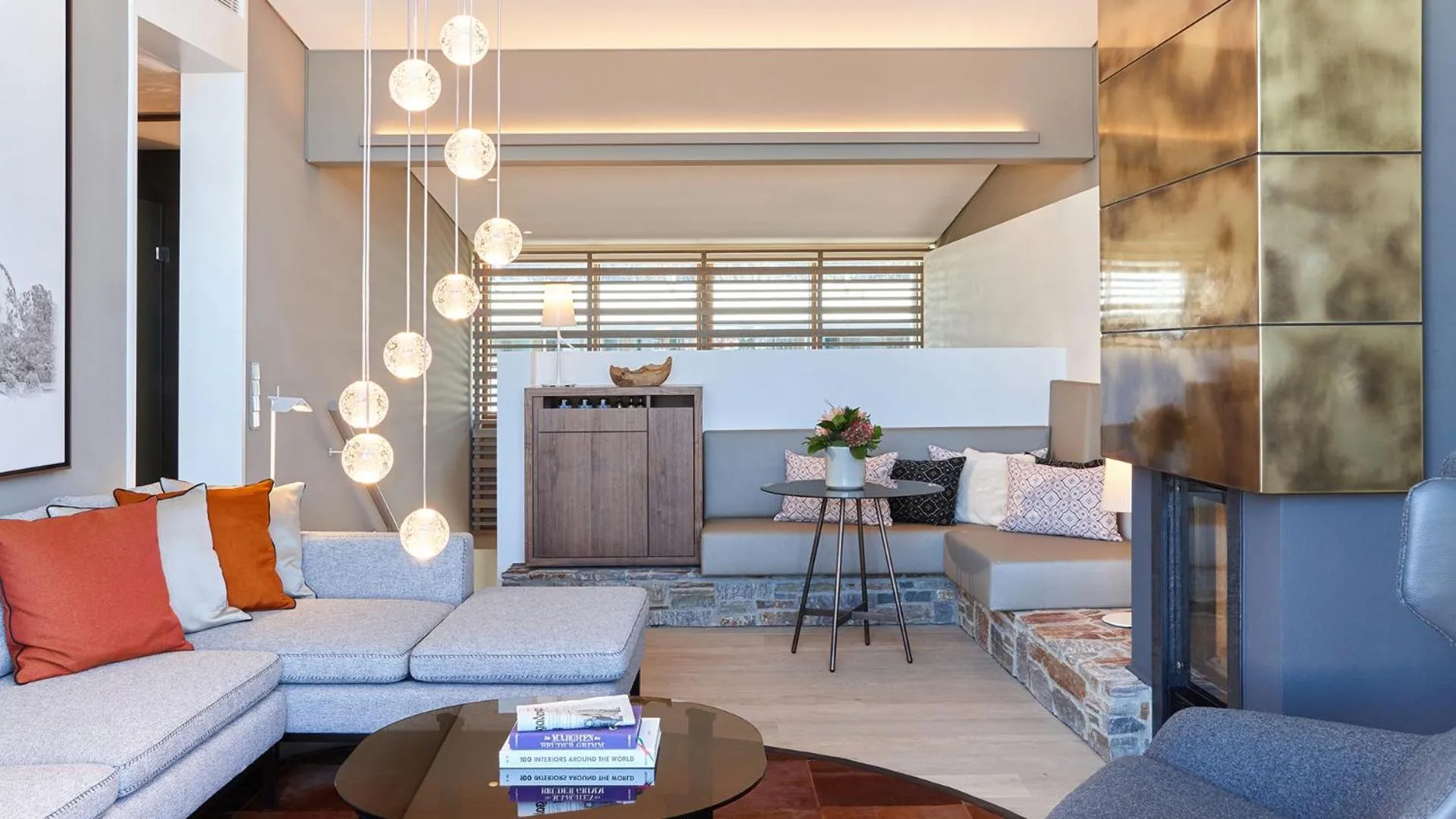 Living room in Kempinski Hotel Berchtesgaden