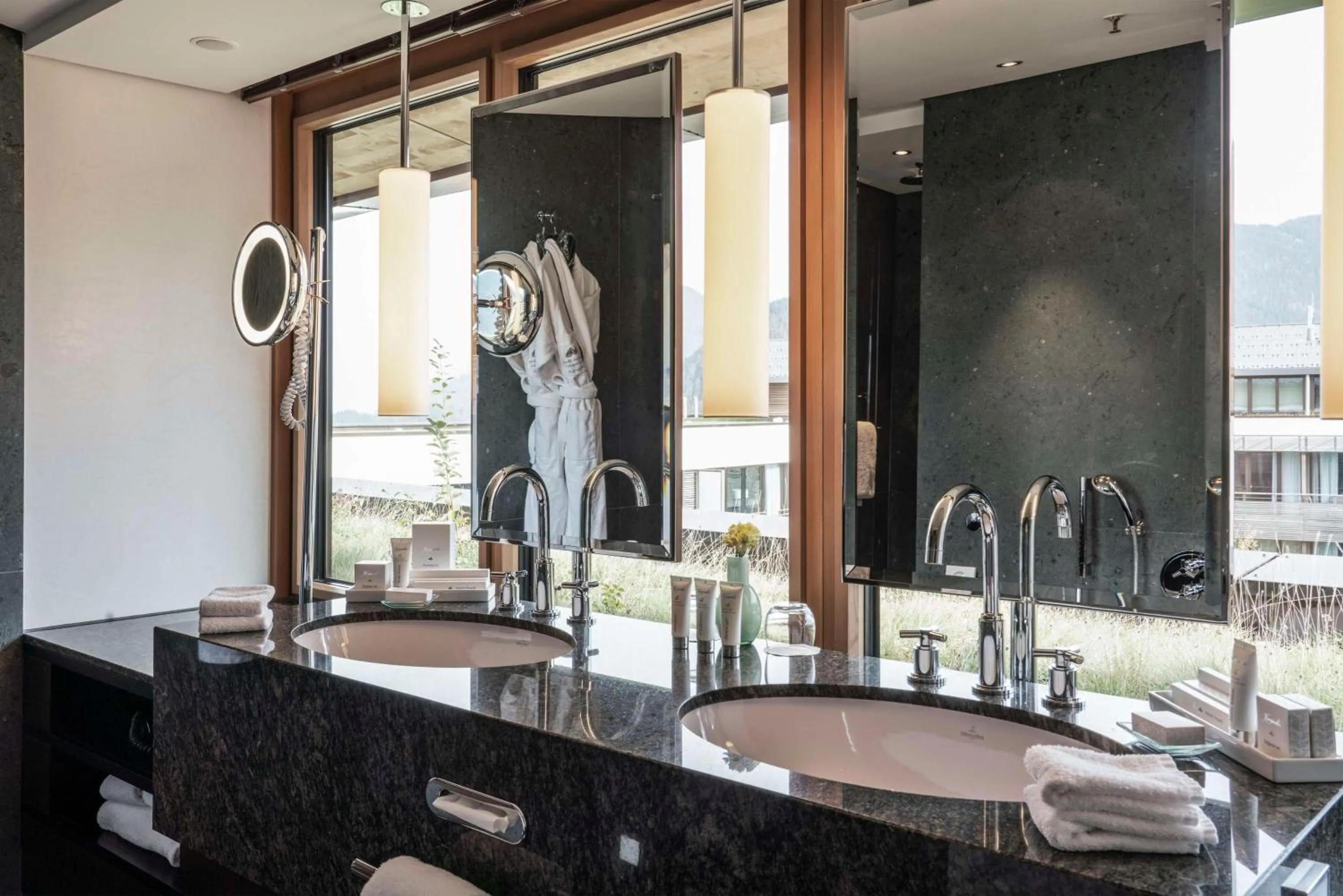 Bathroom in Kempinski Hotel Berchtesgaden