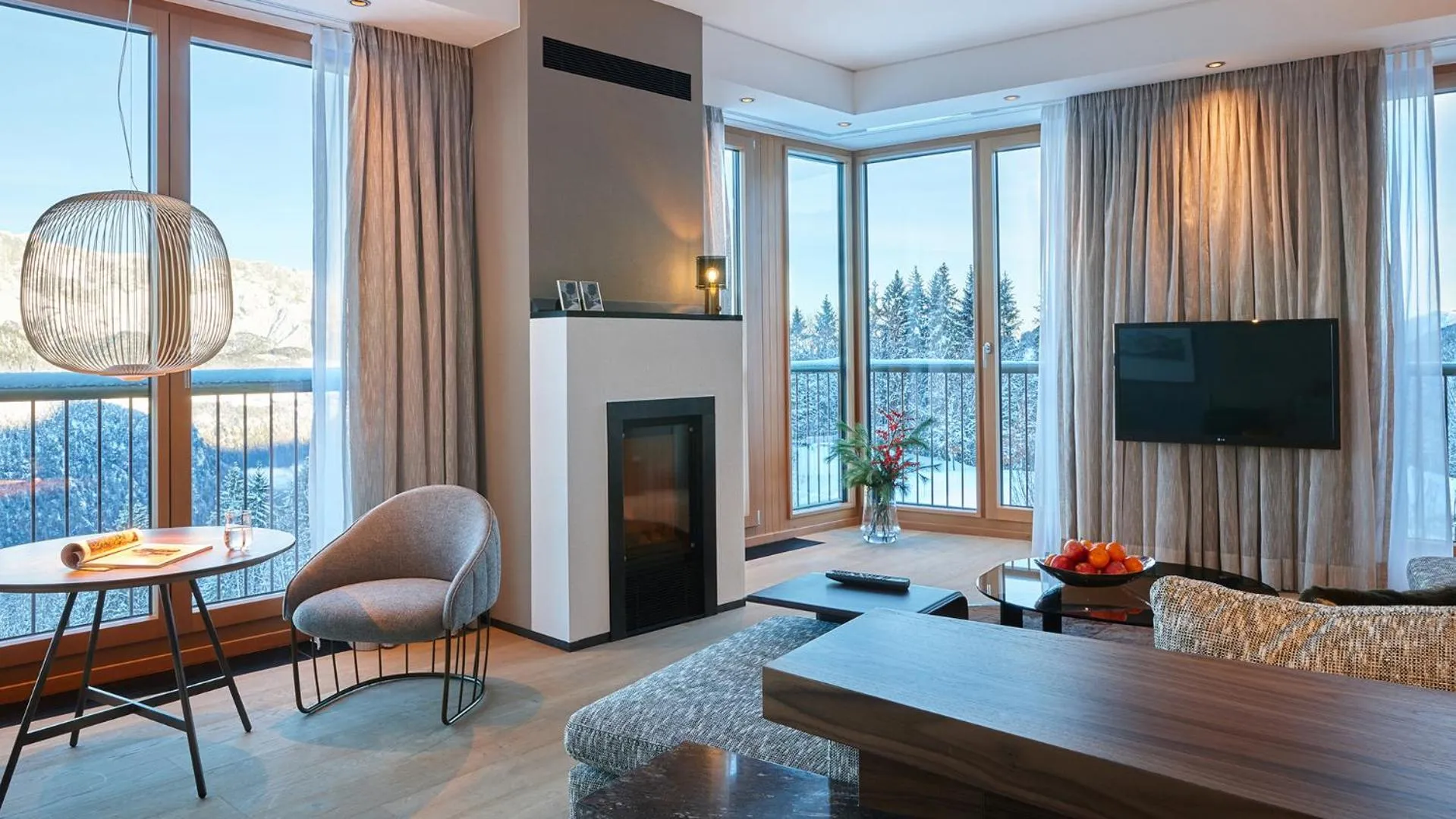 Living room in Kempinski Hotel Berchtesgaden