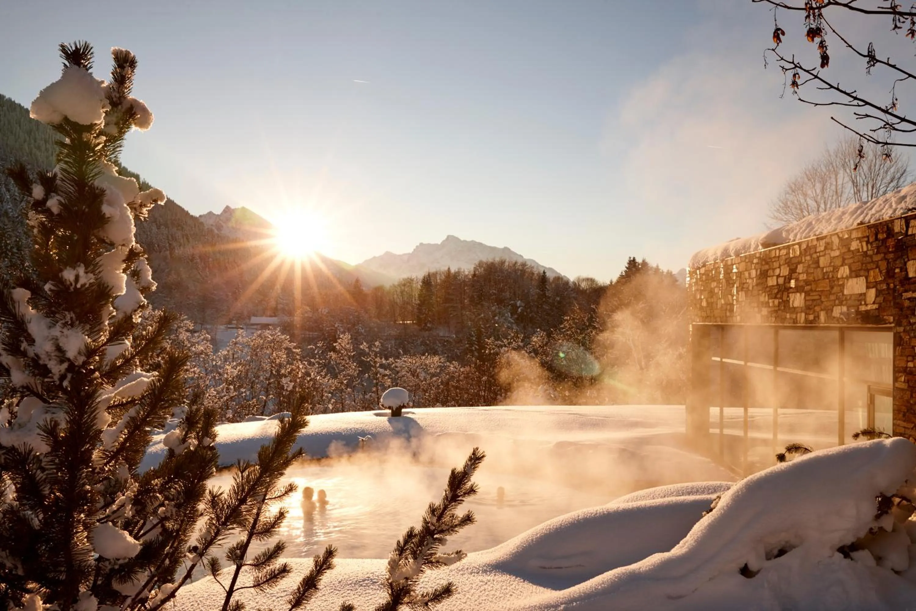 Mountain view in Kempinski Hotel Berchtesgaden