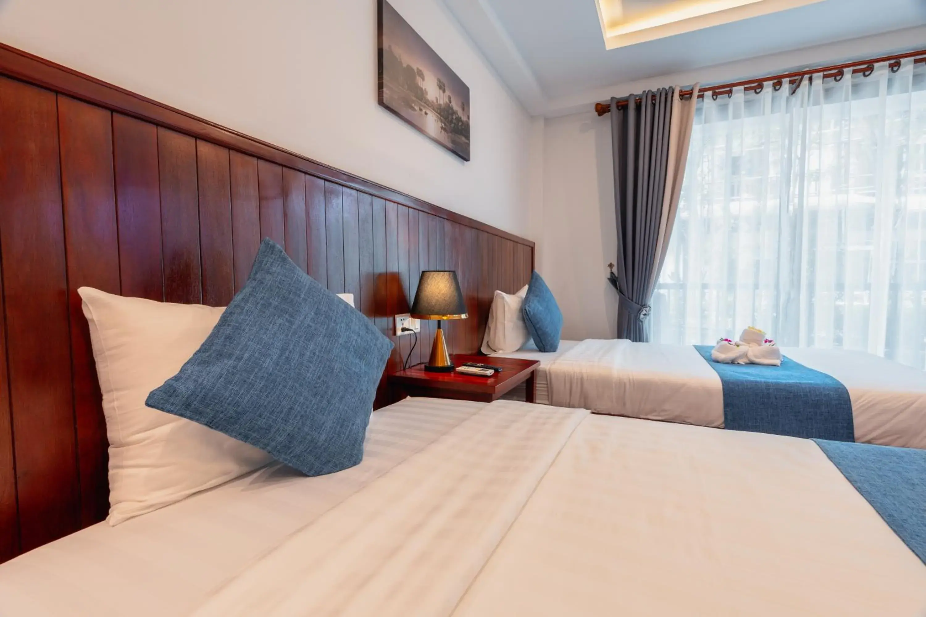 Deluxe Twin Room with Balcony in Pich Kunthea Angkor Resort Deluxe Twin Room with Balcony in Pich Kunthea Angkor Resort