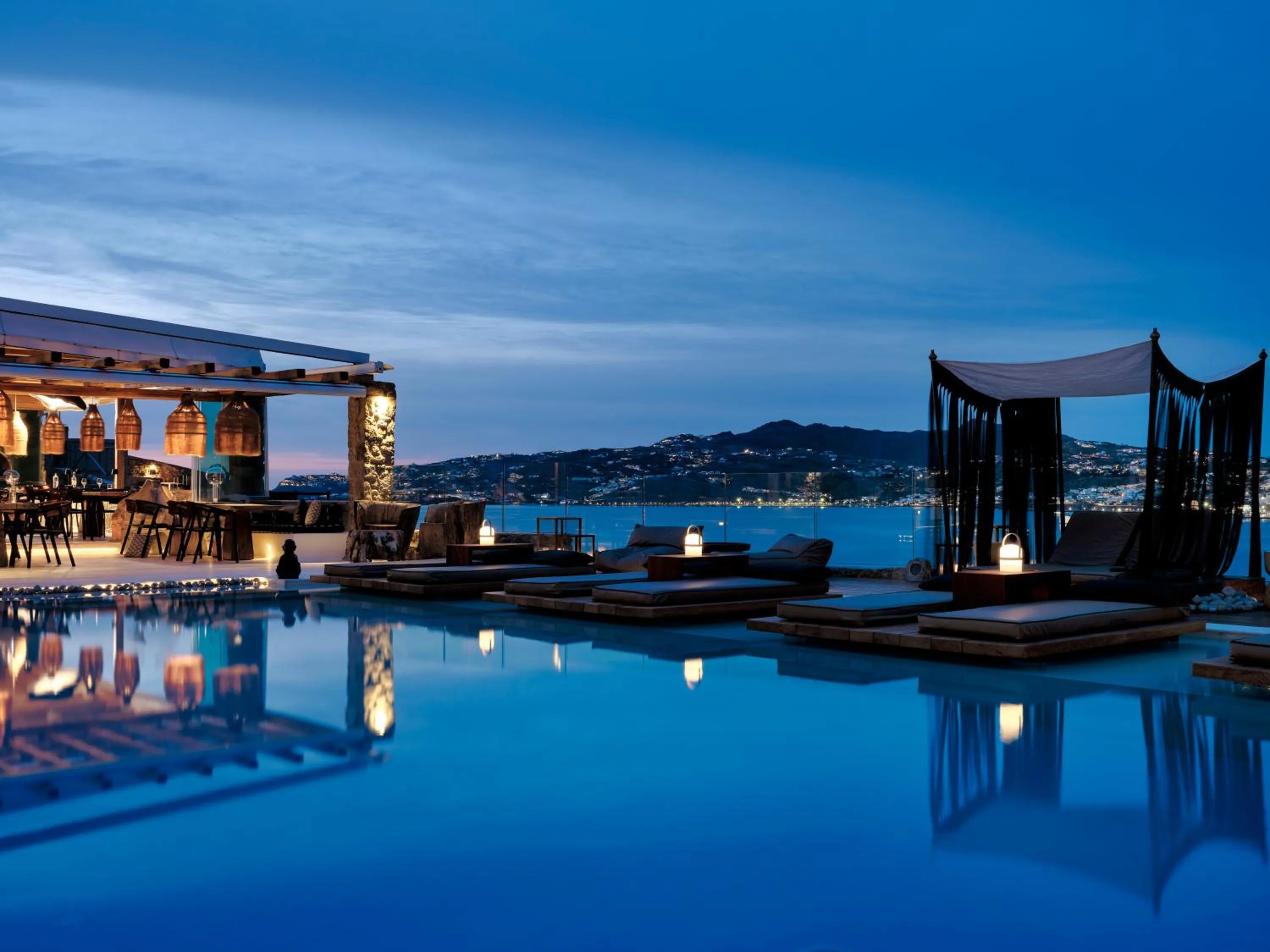 Swimming pool in Mykonos No5 Luxury Suites & Villas