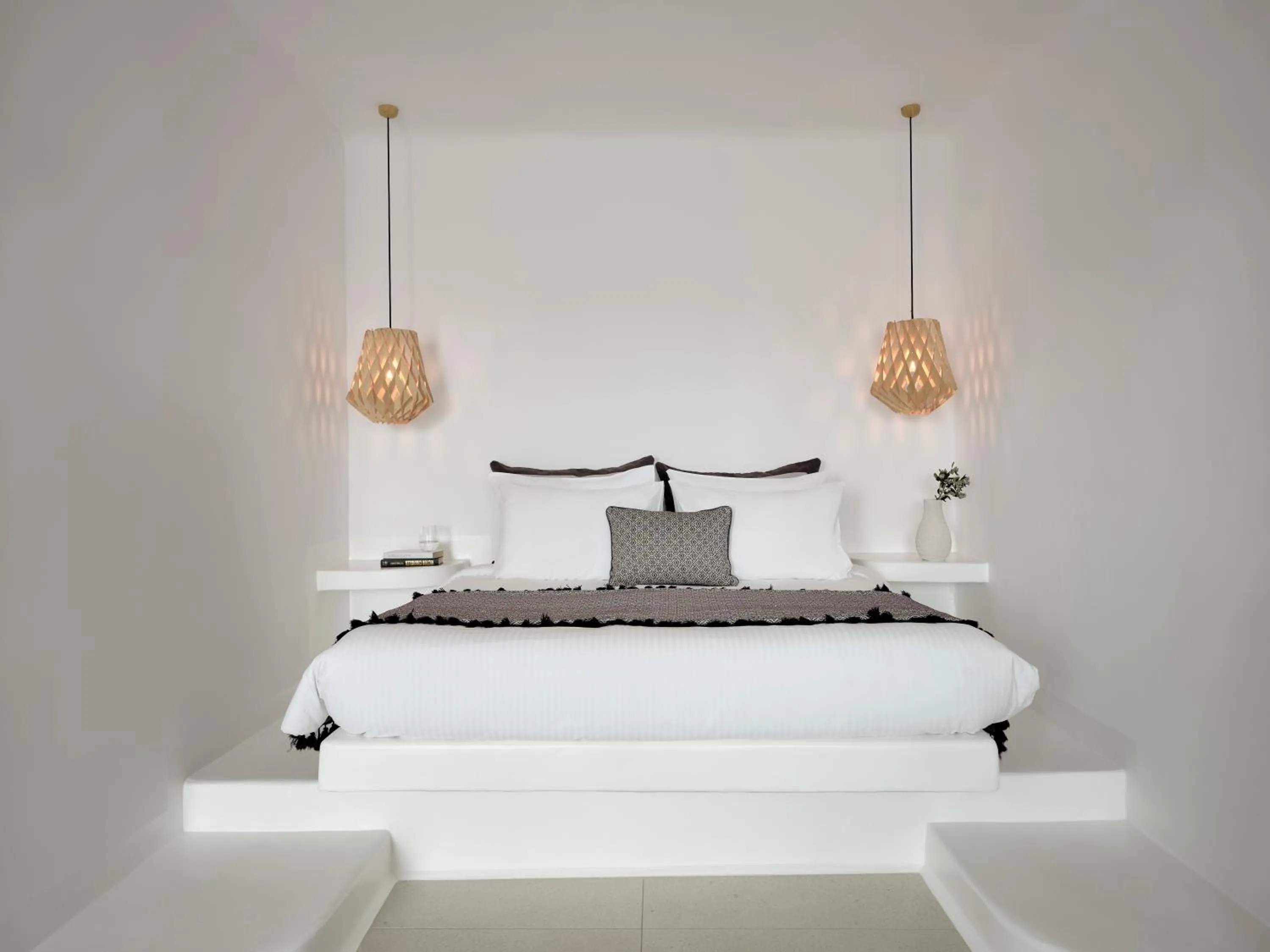 Bedroom, Bed in Mykonos No5 Luxury Suites & Villas