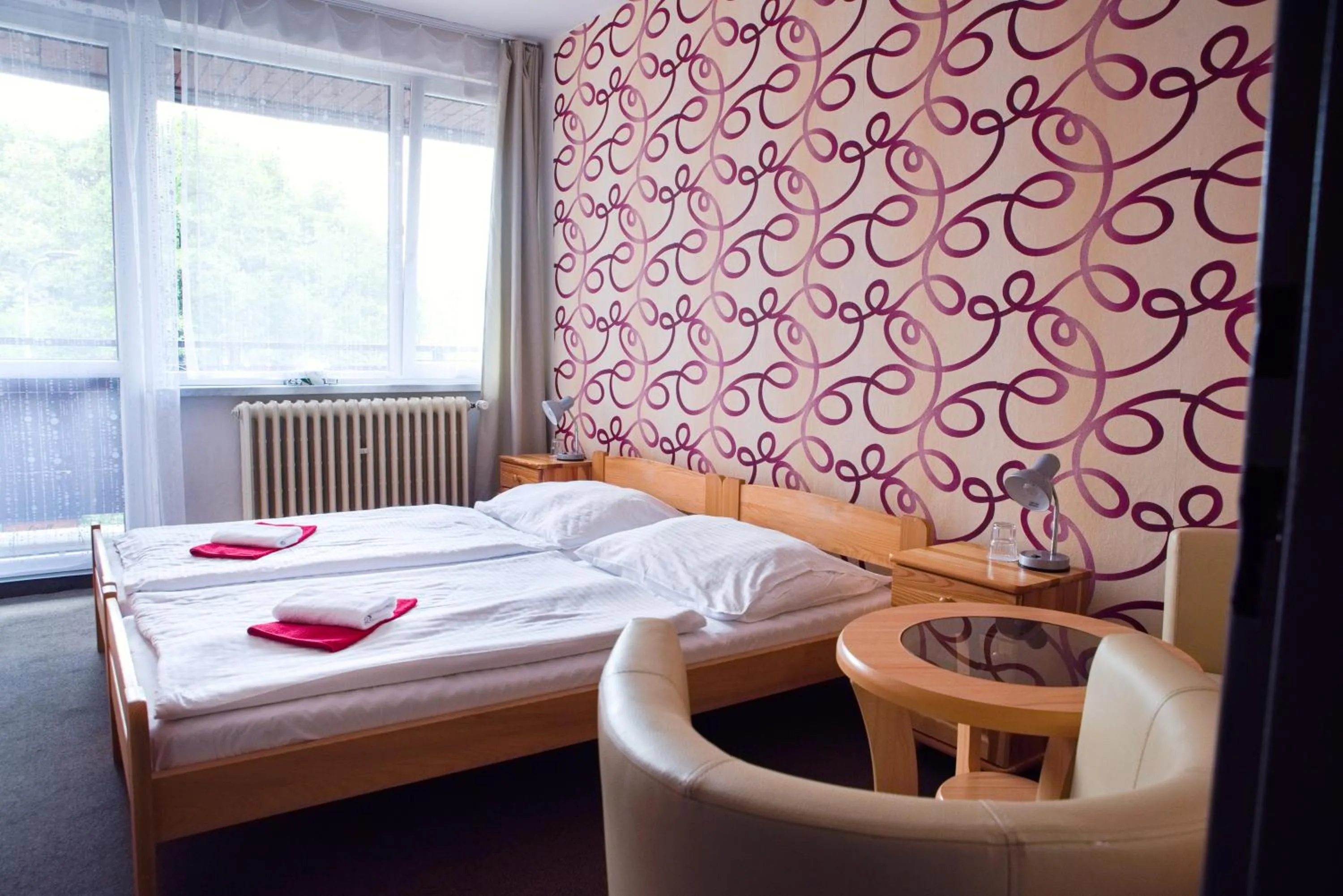 Bed in Hotel Zimní stadion Náchod