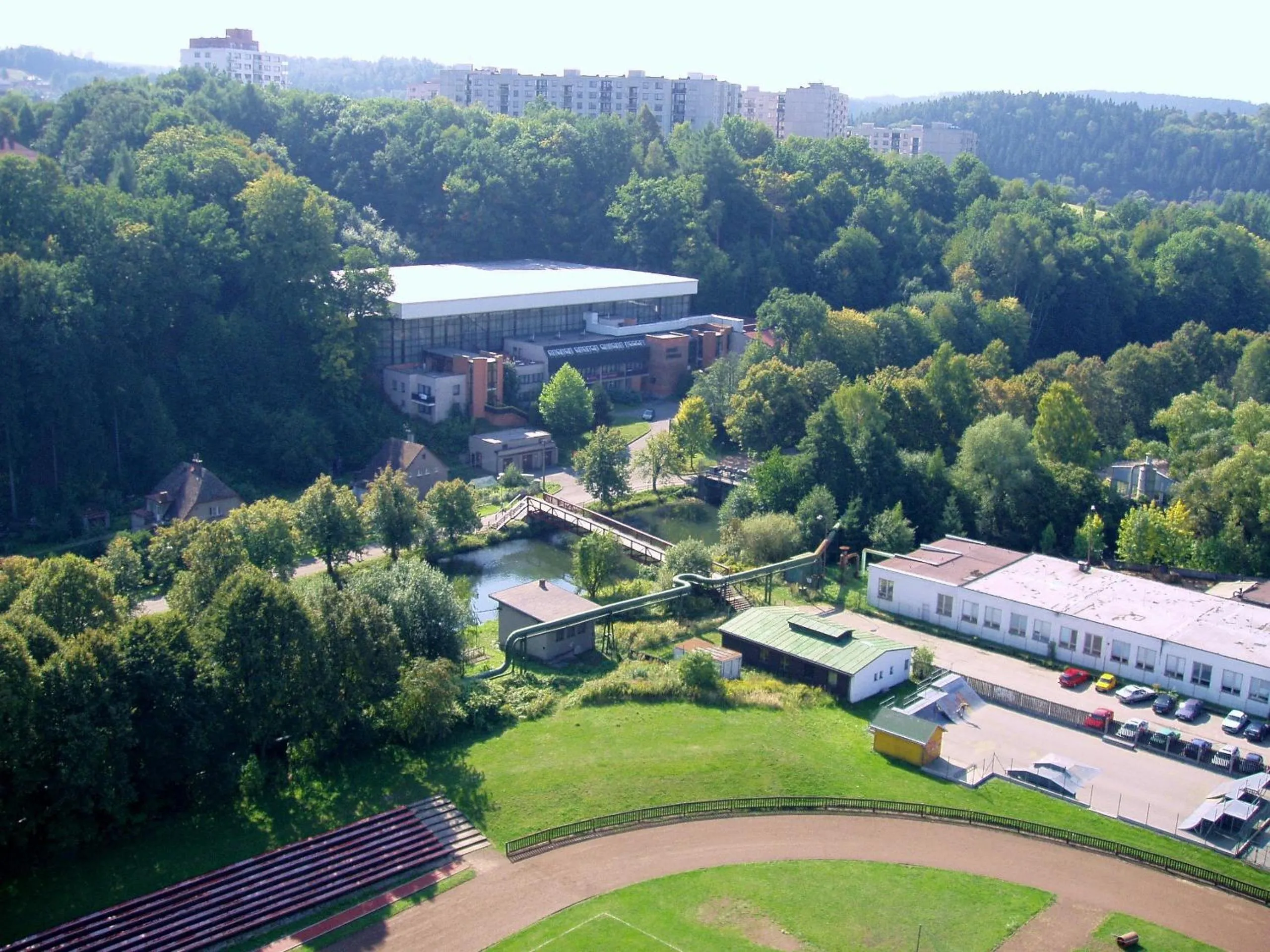 Bird's eye view in Hotel Zimní stadion Náchod