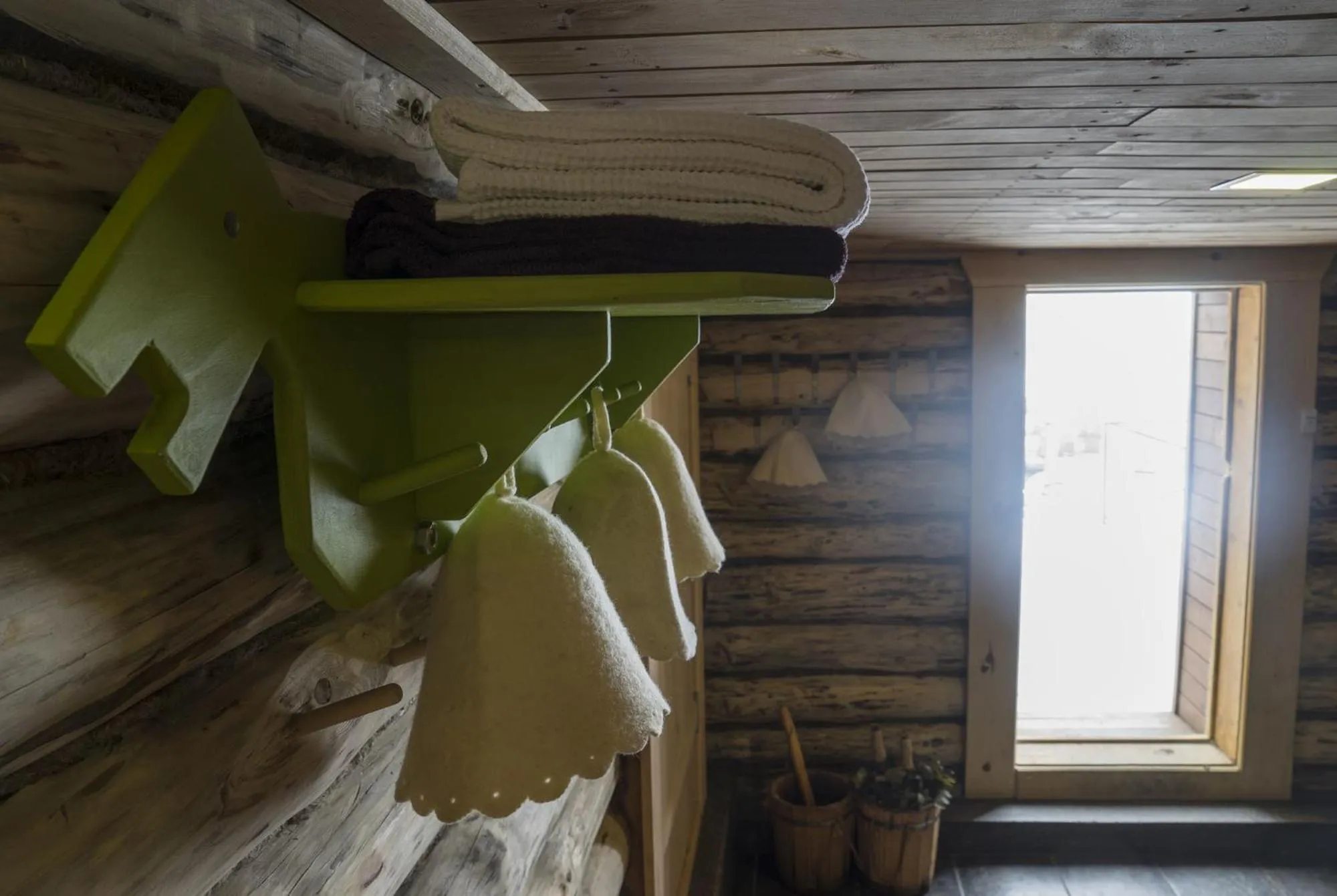 Sauna in Tsar Bani Spa Resort