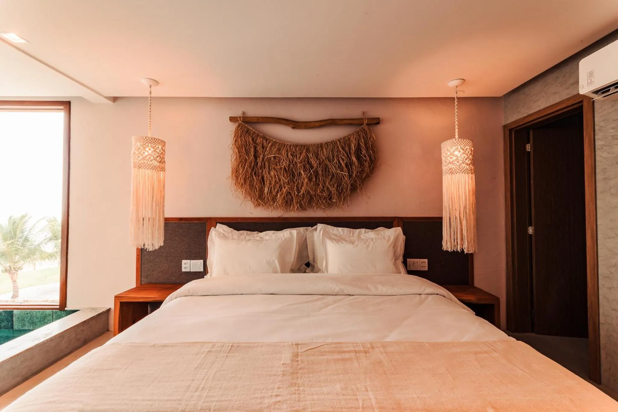 Bed in Pousada Aysú