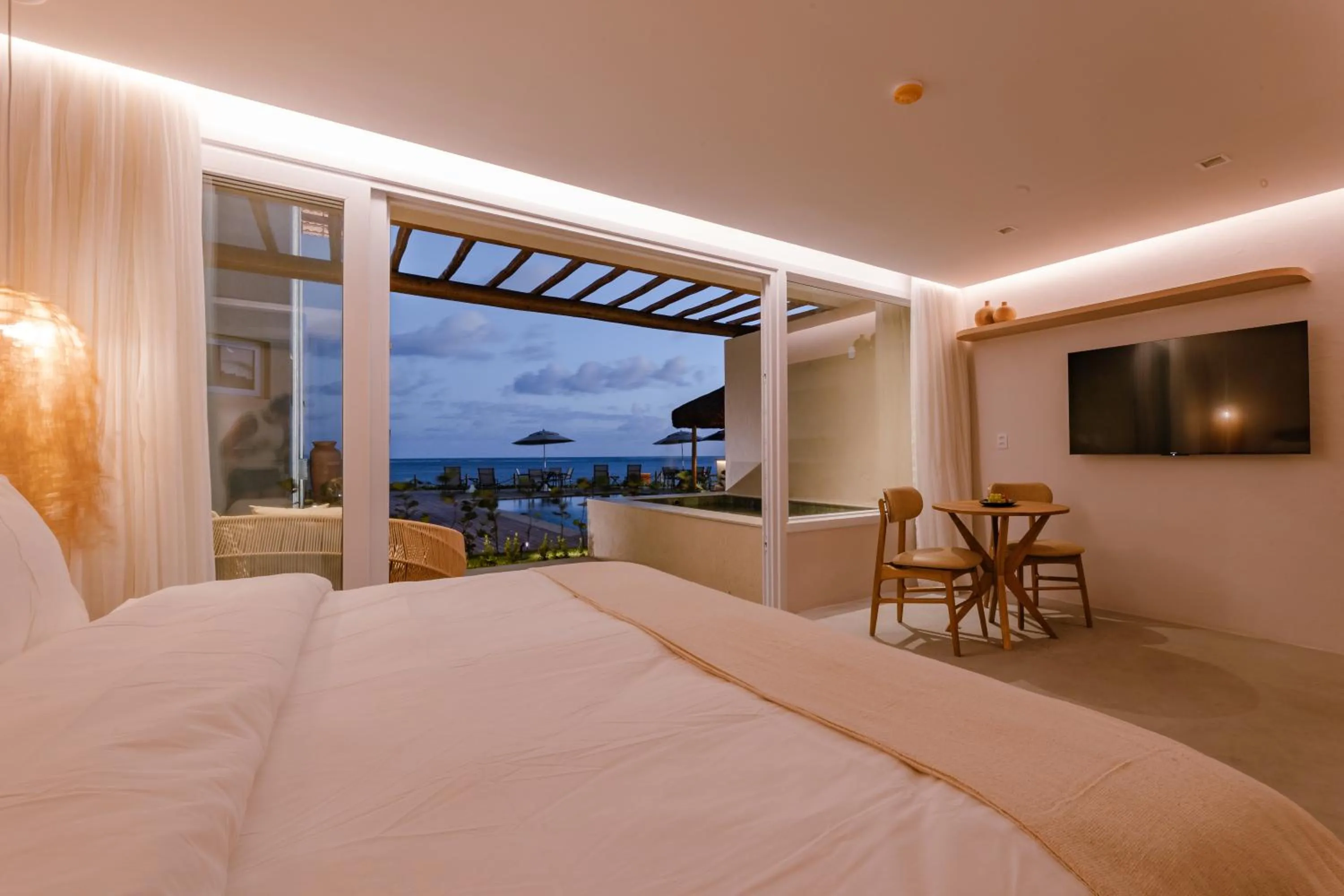 Bed in Pousada Aysú